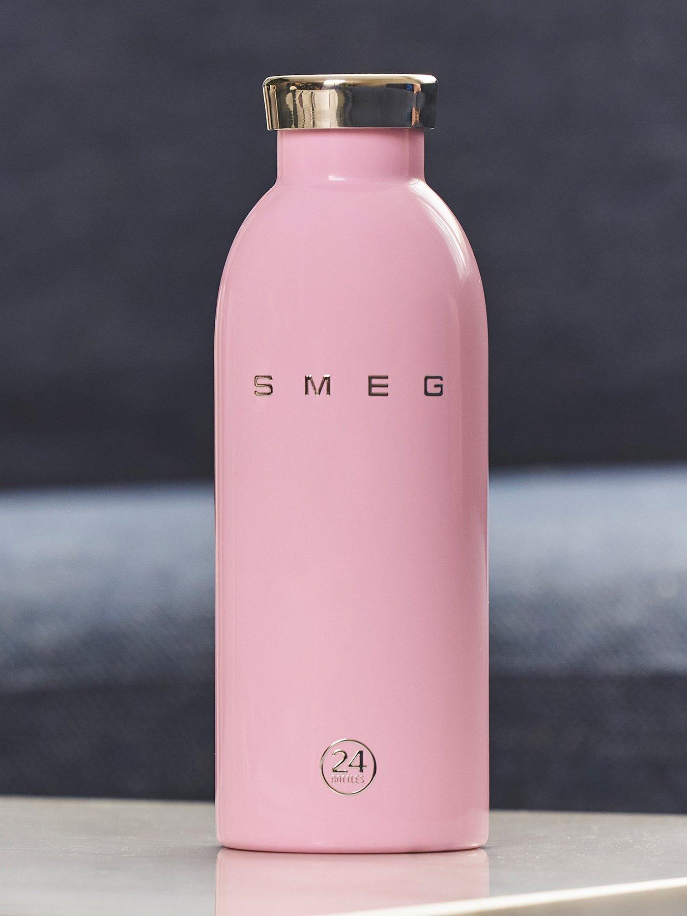 Image 1 of 6 of Smeg 24Bottles Lightweight And Leakproof Clima Bottle, Stainless Steel, 500ml, Pink