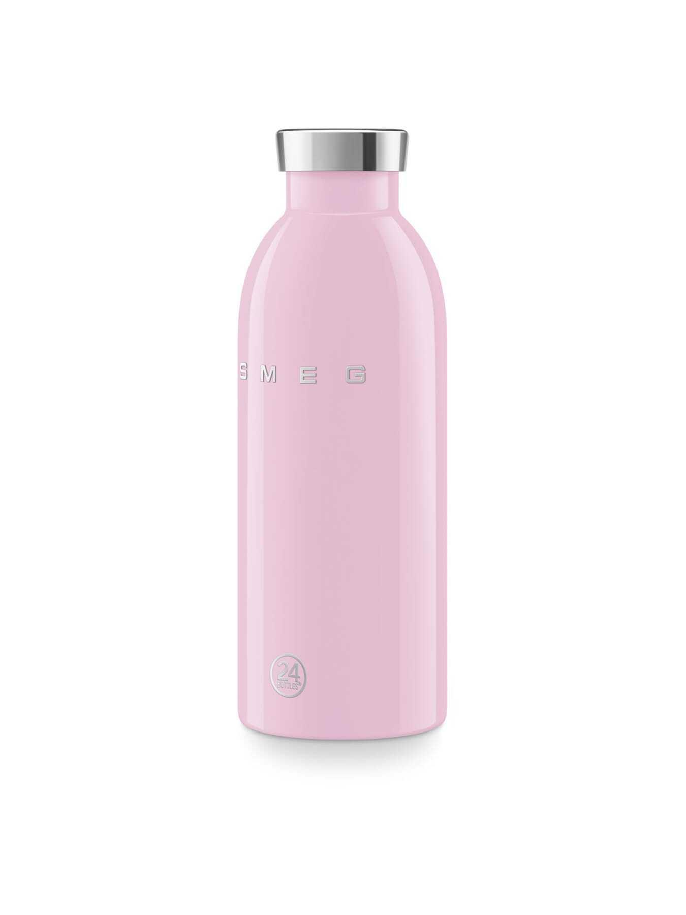 Image 4 of 6 of Smeg 24Bottles Lightweight And Leakproof Clima Bottle, Stainless Steel, 500ml, Pink