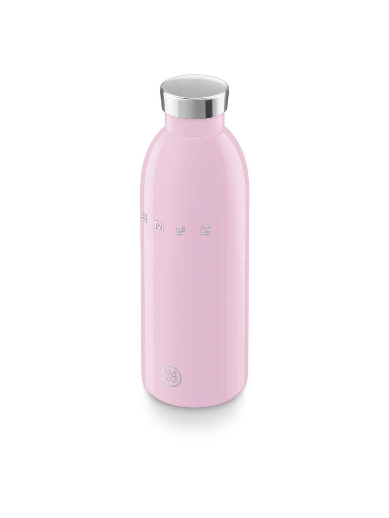 Image 5 of 6 of Smeg 24Bottles Lightweight And Leakproof Clima Bottle, Stainless Steel, 500ml, Pink