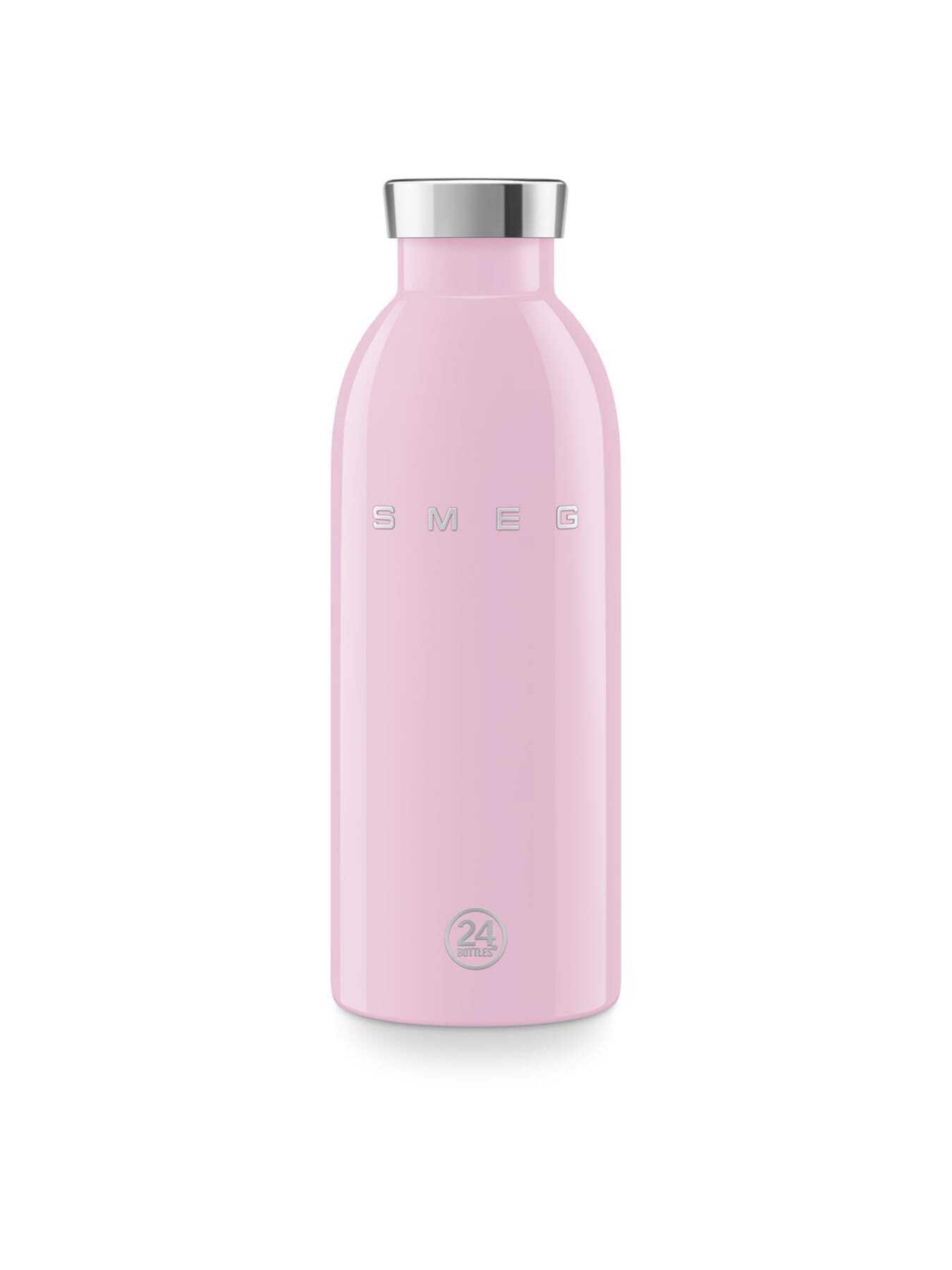 Image 6 of 6 of Smeg 24Bottles Lightweight And Leakproof Clima Bottle, Stainless Steel, 500ml, Pink