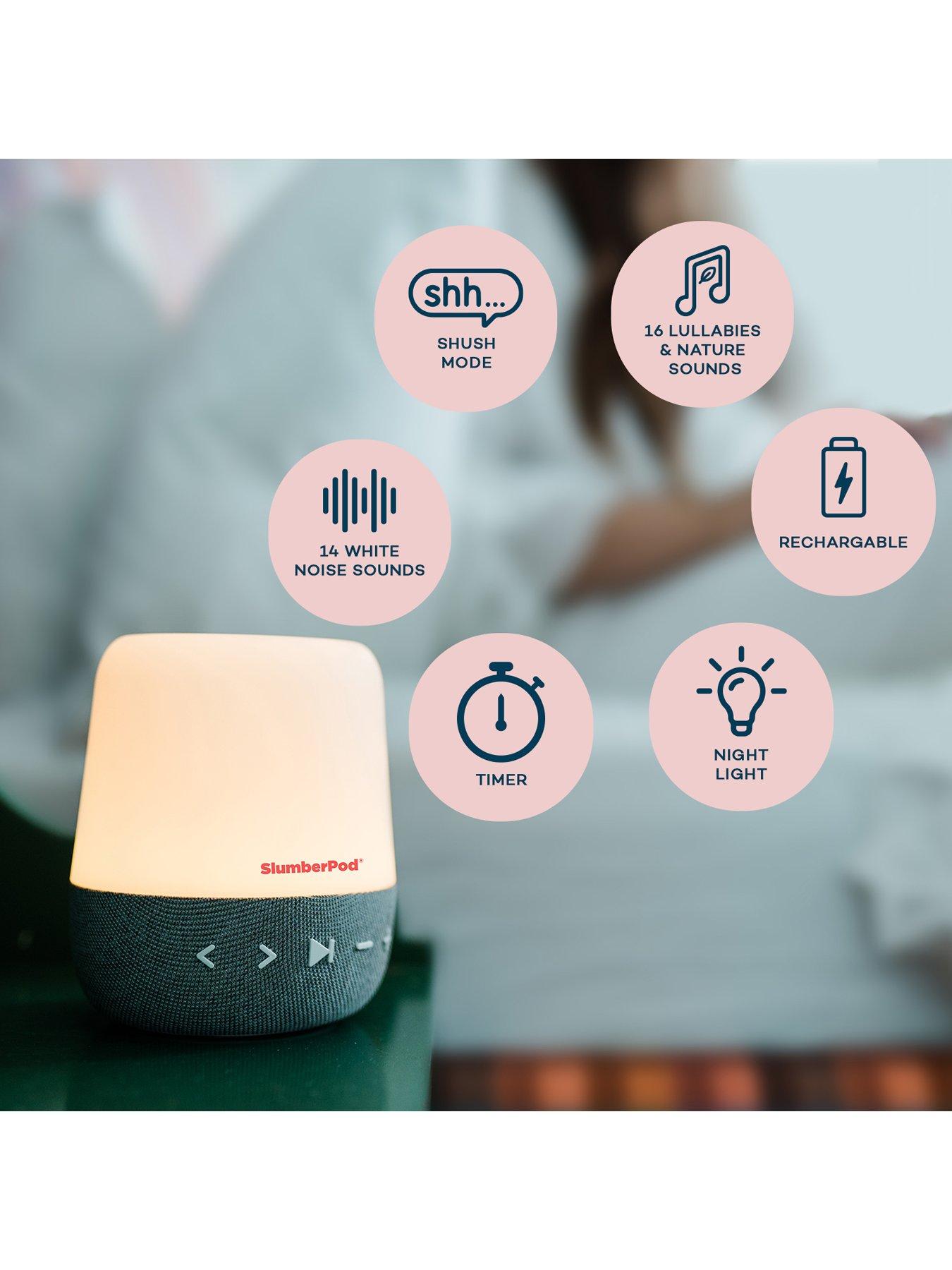 Image 6 of 7 of 2-in-1 Sound Machine & Night Light - White