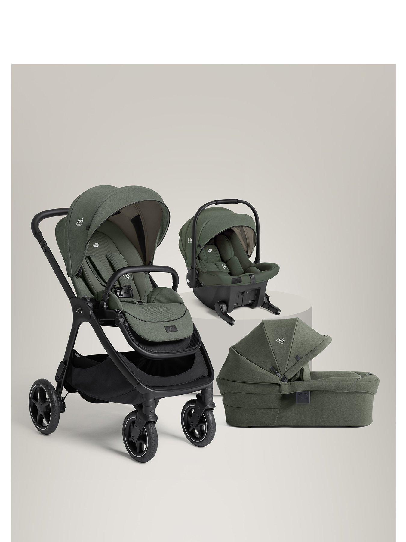 Joie Finiti Flex Click & Go Travel System - Evergreen