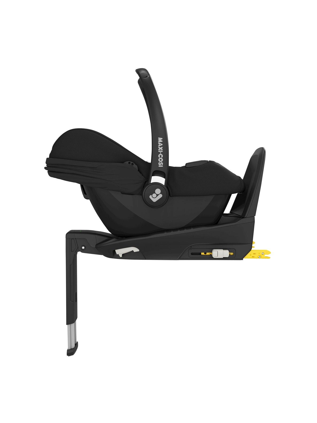 Image 6 of 7 of Ickle Bubba Stomp Luxe 12 Piece Travel System With Maxi Cosi Cabriofix I-Size Car Seat &amp; Isofix Base - Black / Charcoal Grey / Tan