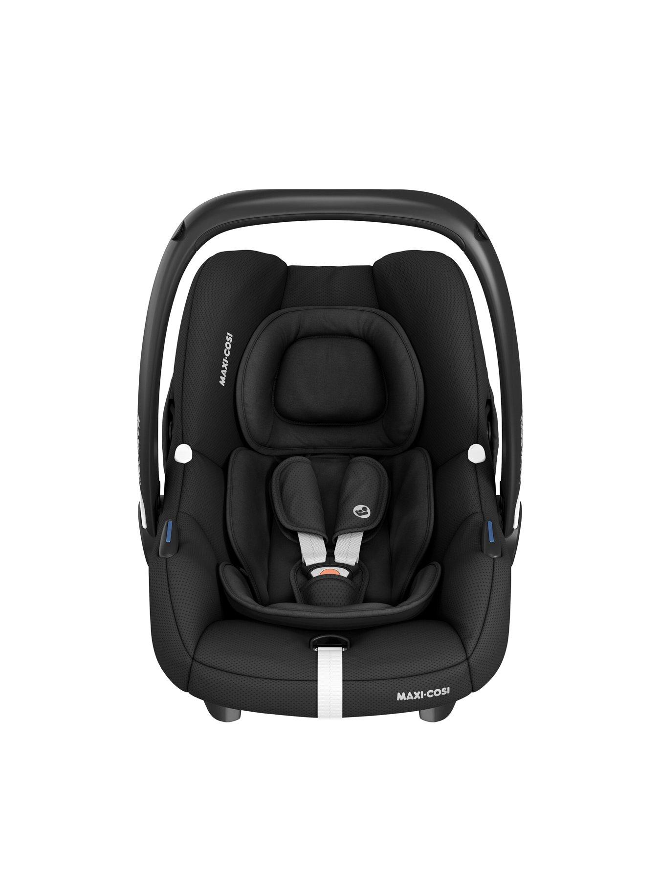 Image 7 of 7 of Ickle Bubba Stomp Luxe 12 Piece Travel System With Maxi Cosi Cabriofix I-Size Car Seat &amp; Isofix Base - Black / Charcoal Grey / Tan