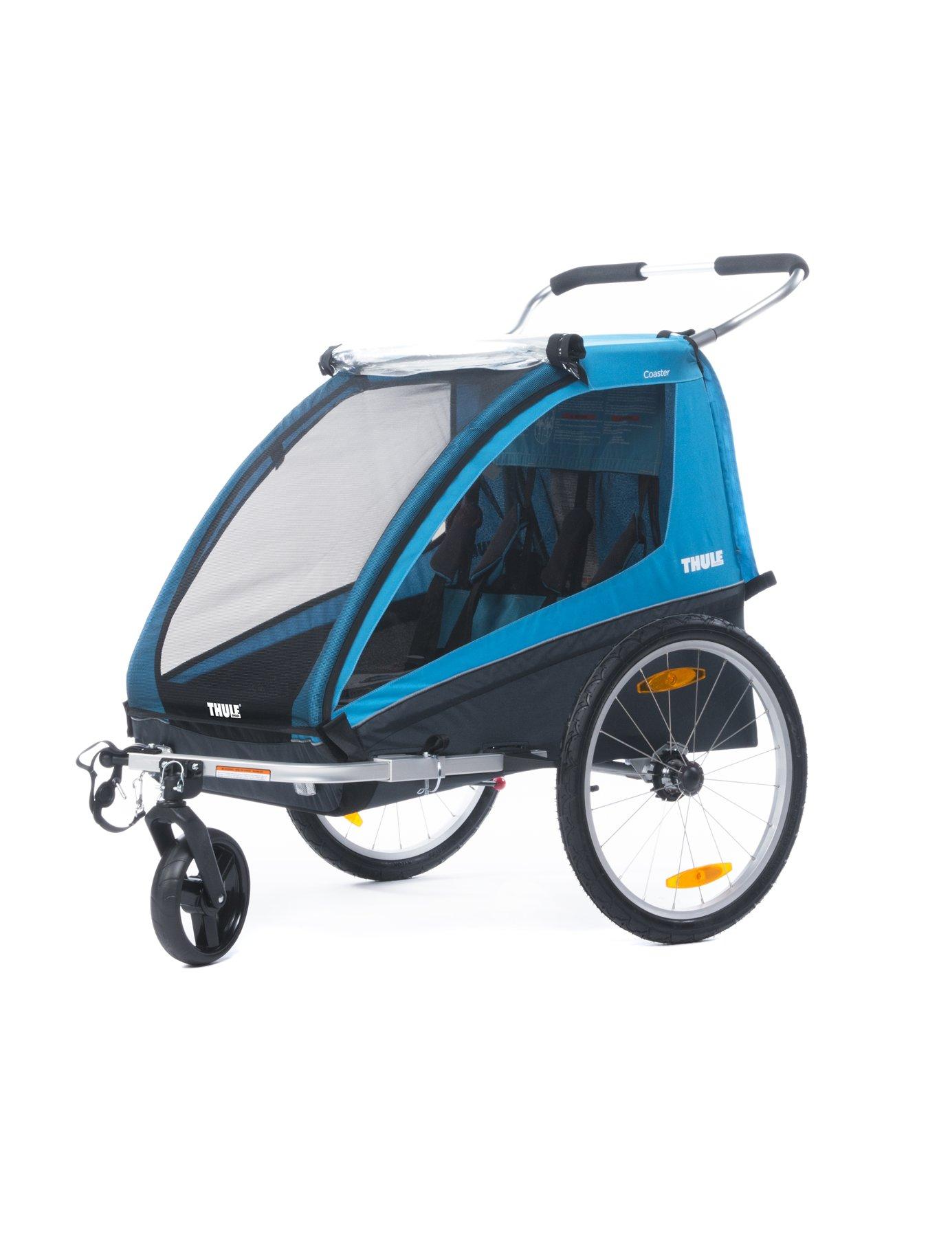 Image 3 of 6 of THULE Coaster XT bike trailer+Stroll- Blue
