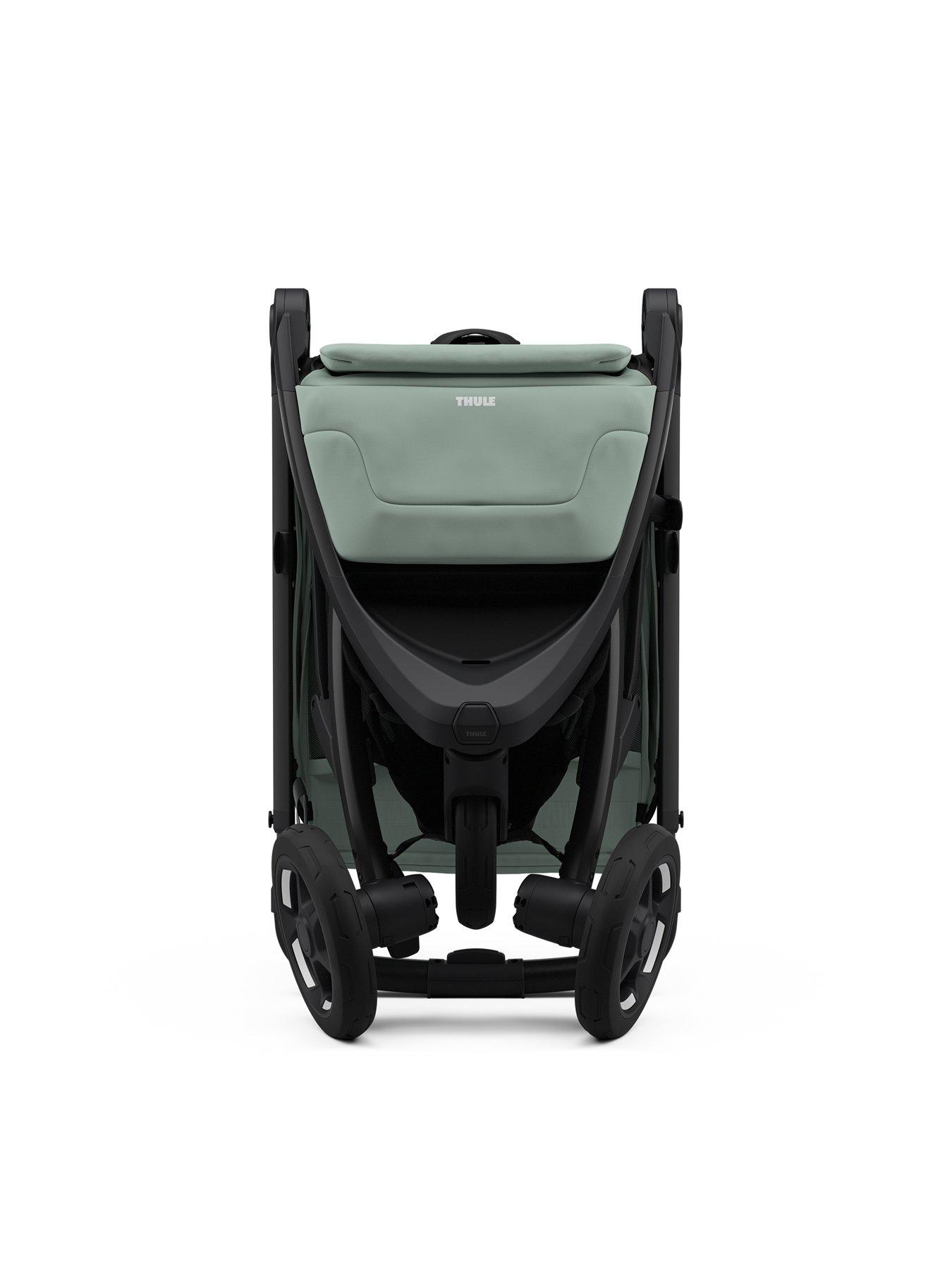  image of thule-spring-2-stroller-mist-green-on-black