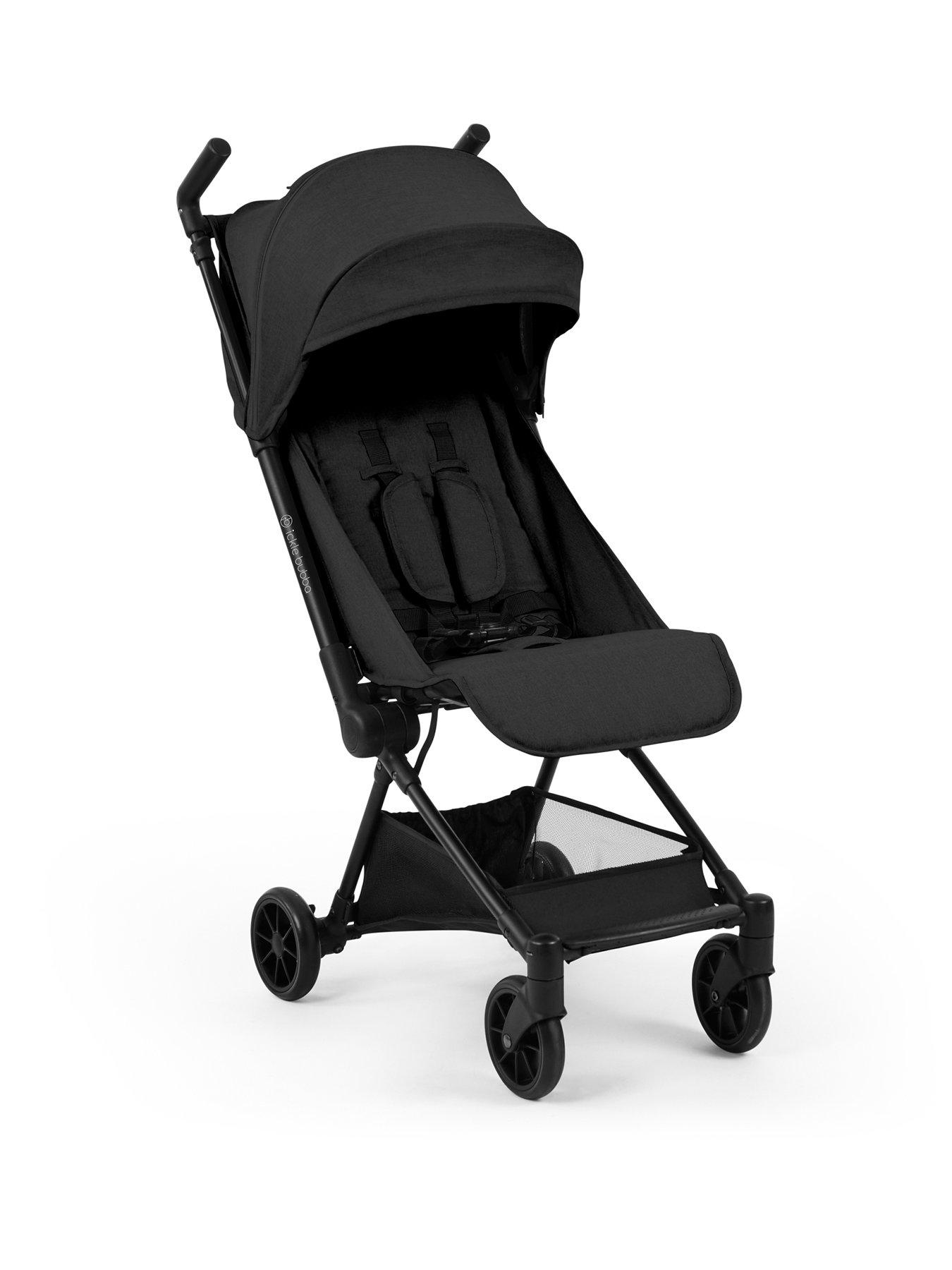 Ickle Bubba Pisces Ultra-Compact Cabin Size Stroller - Black