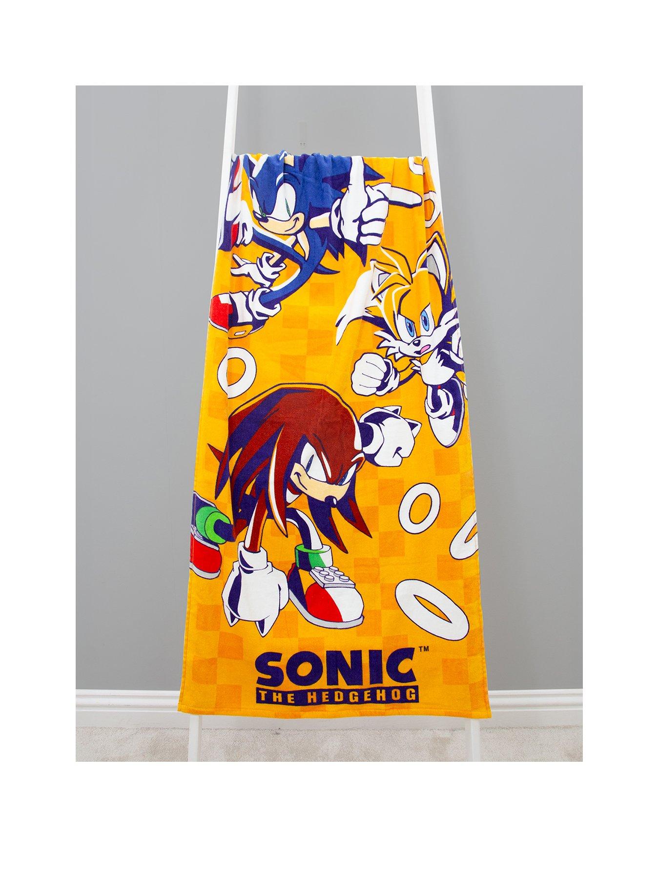  image of sonic-the-hedgehog-play-beach-towel