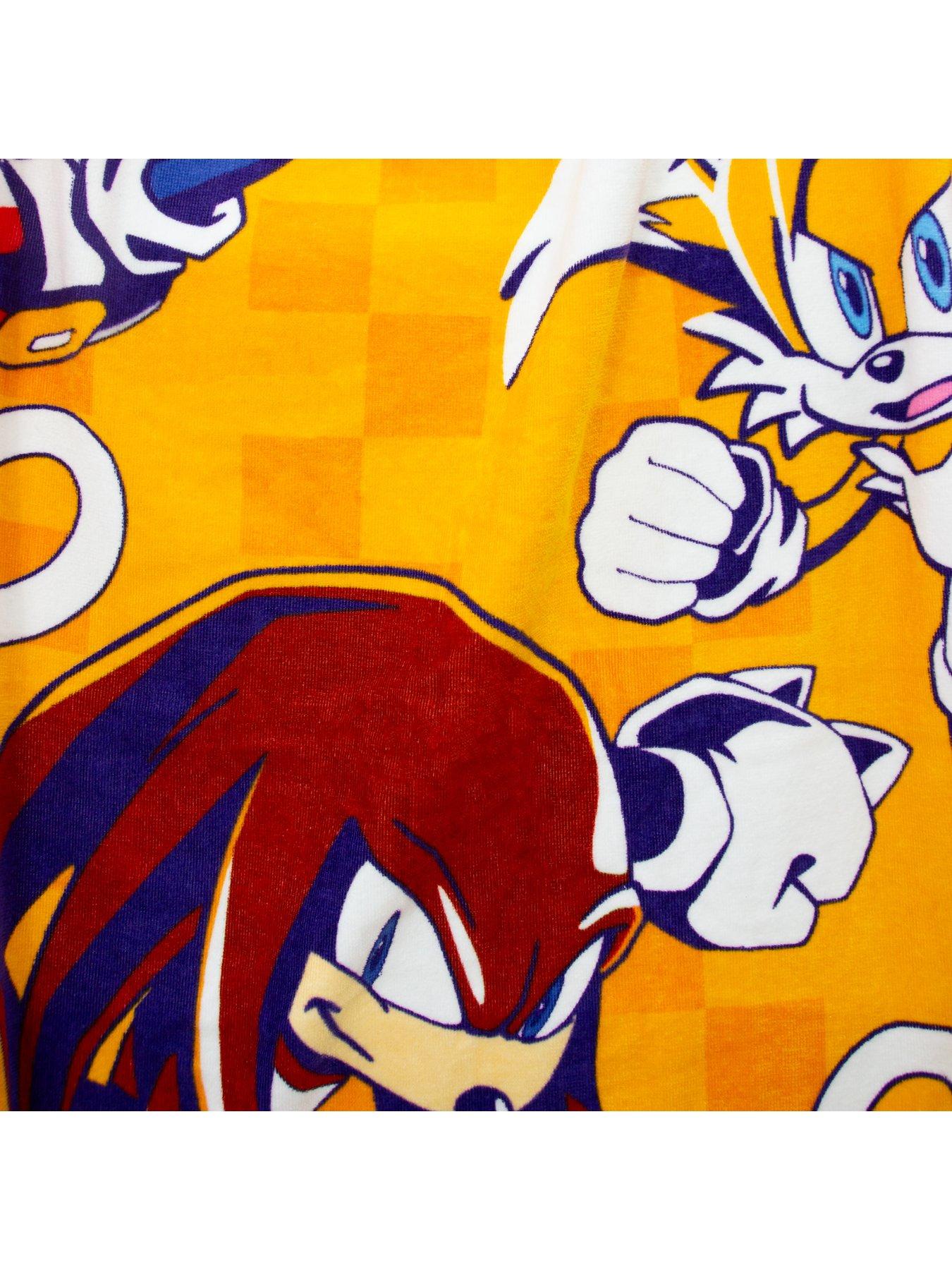  image of sonic-the-hedgehog-play-beach-towel