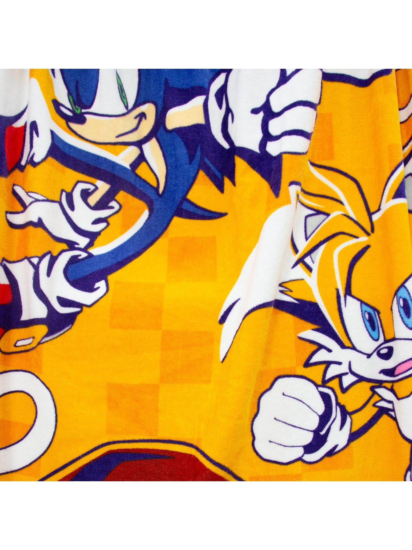  image of sonic-the-hedgehog-play-beach-towel