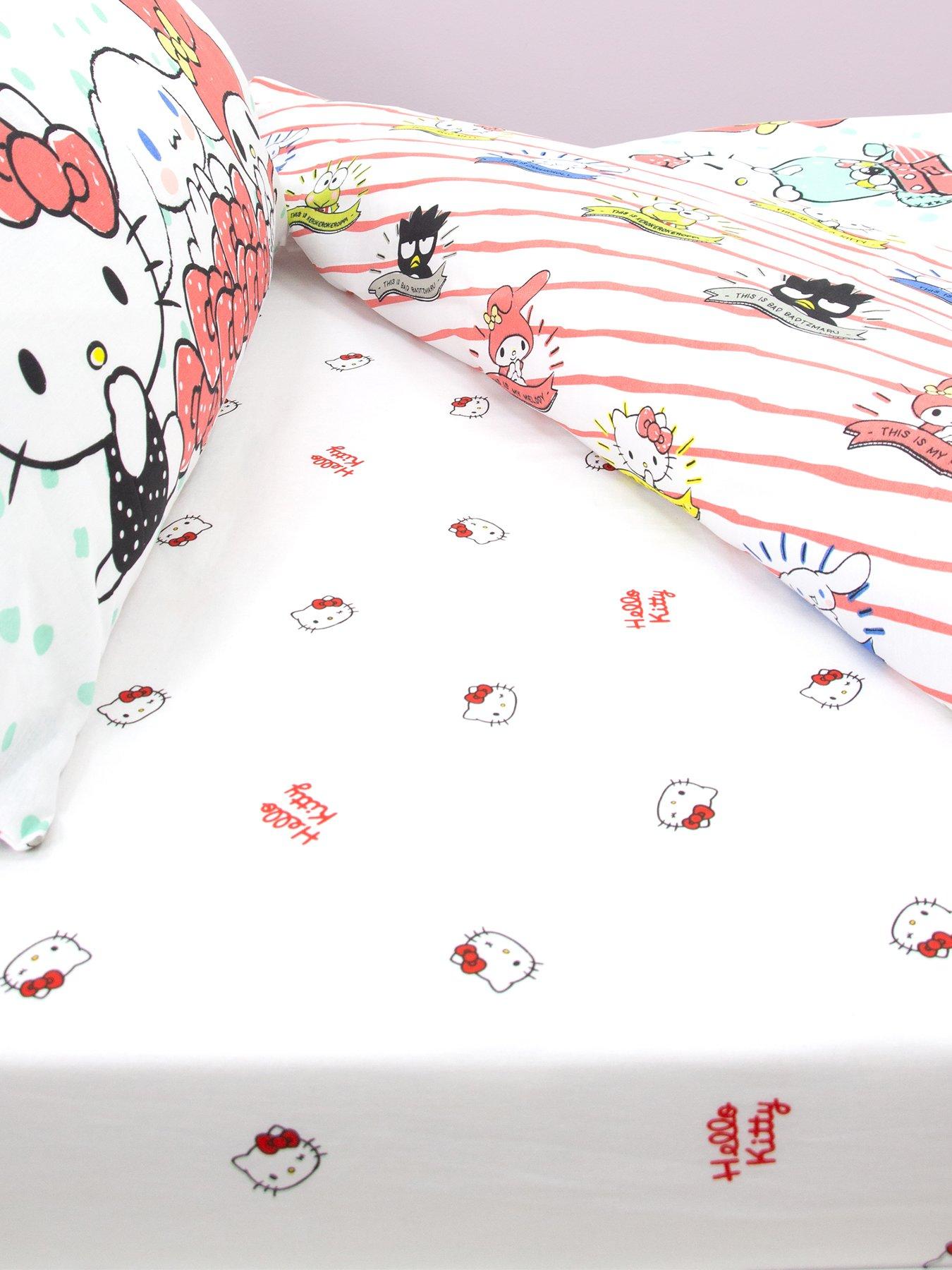 Hello Kitty Sleepover Fitted Sheet- Single