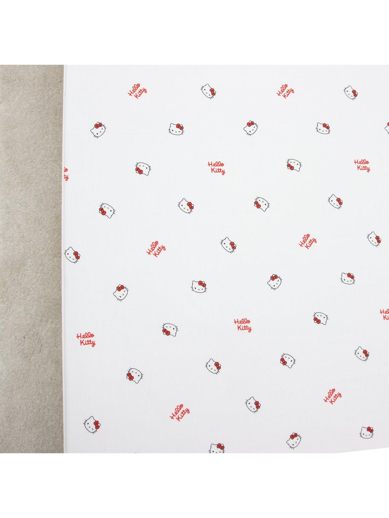  image of hello-kitty-sleepover-fitted-sheet--single