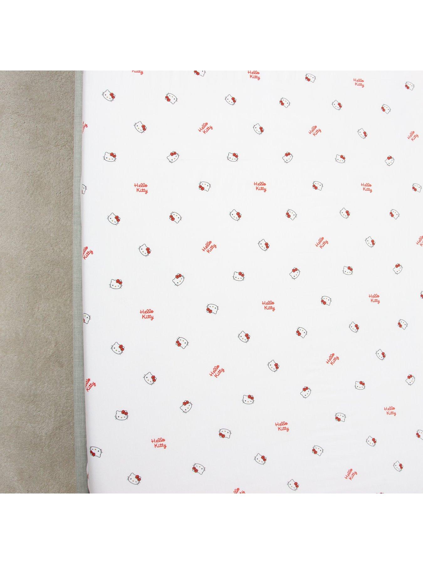  image of hello-kitty-sleepover-fitted-sheet--double