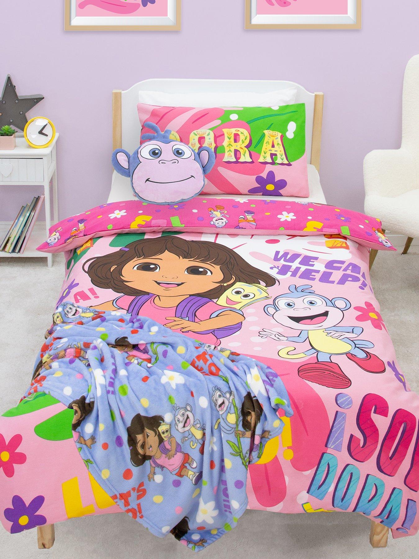 Dora the Explorer Hola Panel Duvet- Single