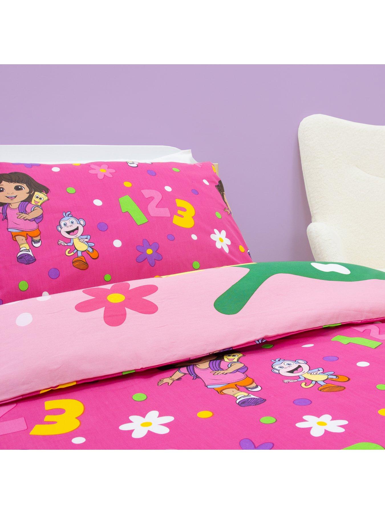  image of dora-the-explorer-hola-panel-duvet--single
