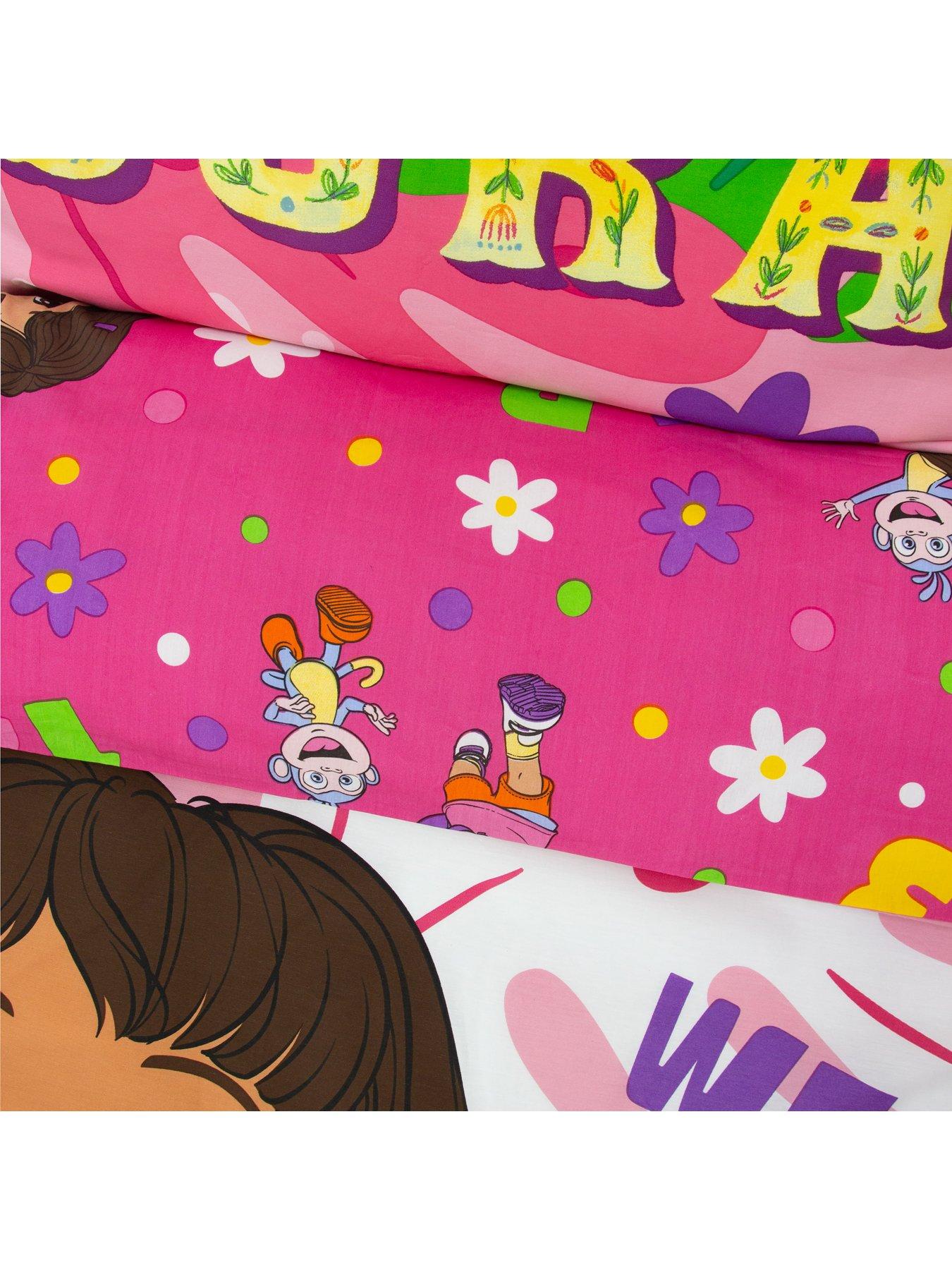  image of dora-the-explorer-hola-panel-duvet--single