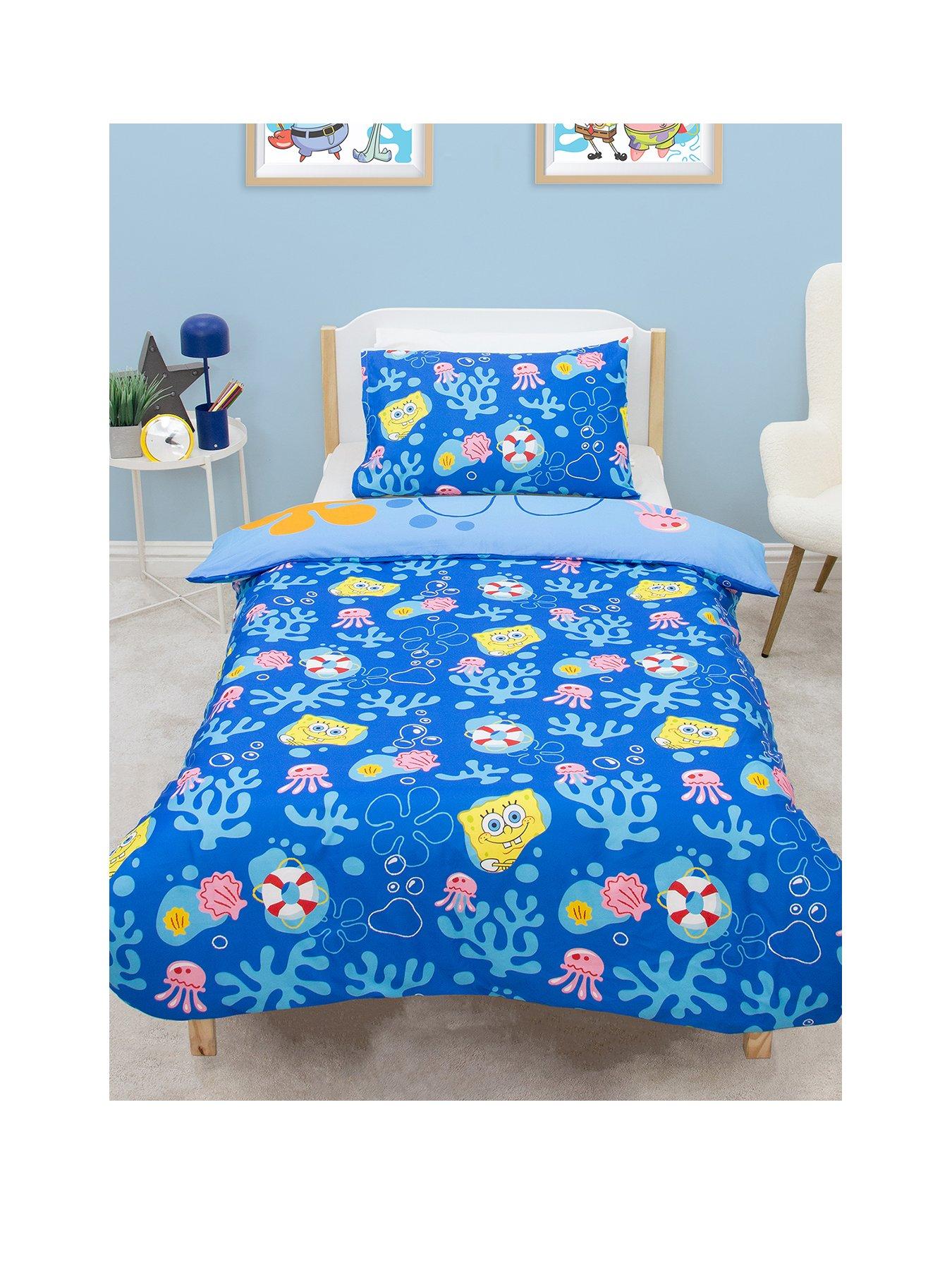  image of spongebob-squarepants-spongebob-square-pants-squared-panel-duvet--single