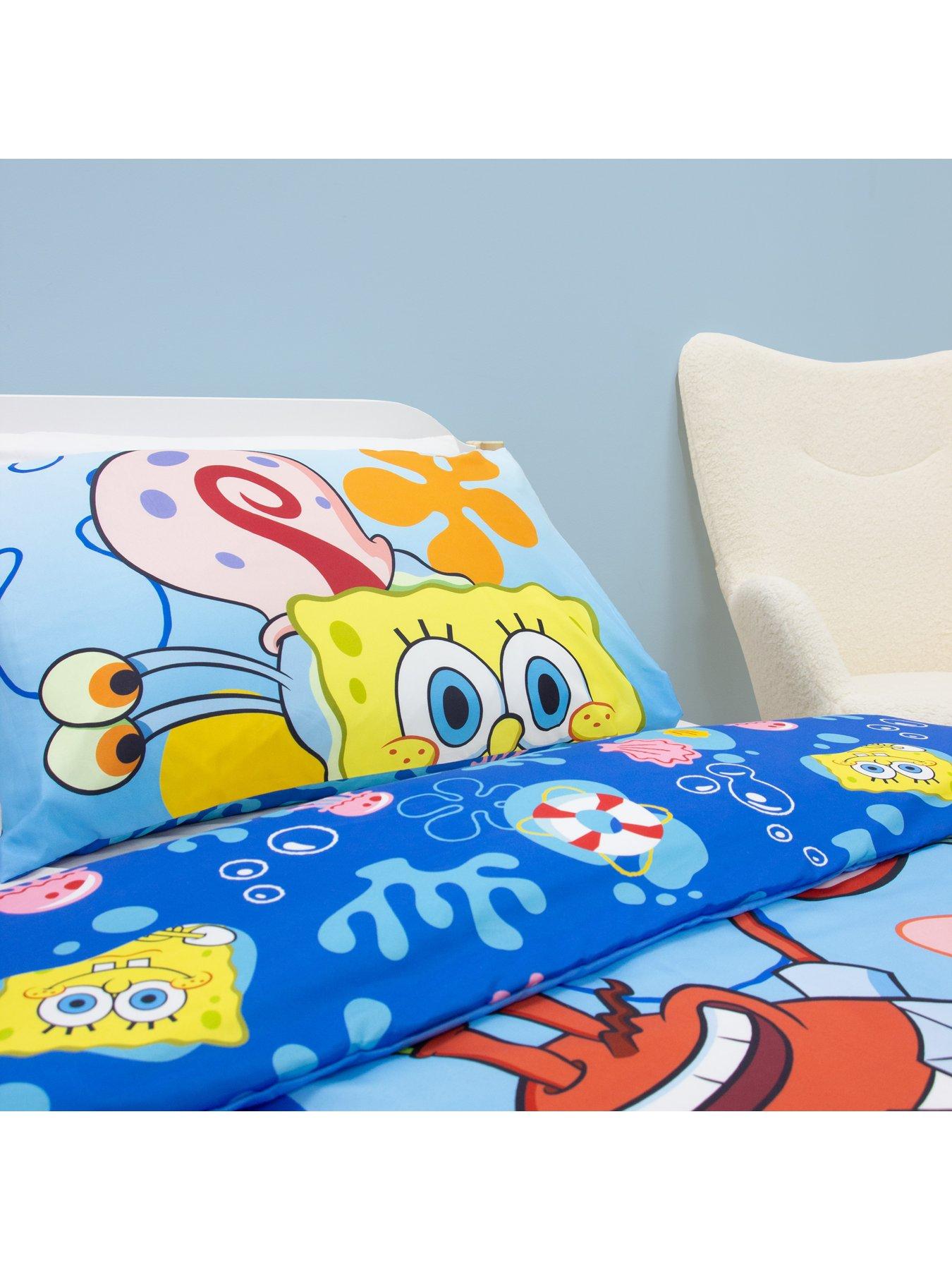  image of spongebob-squarepants-spongebob-square-pants-squared-panel-duvet--single