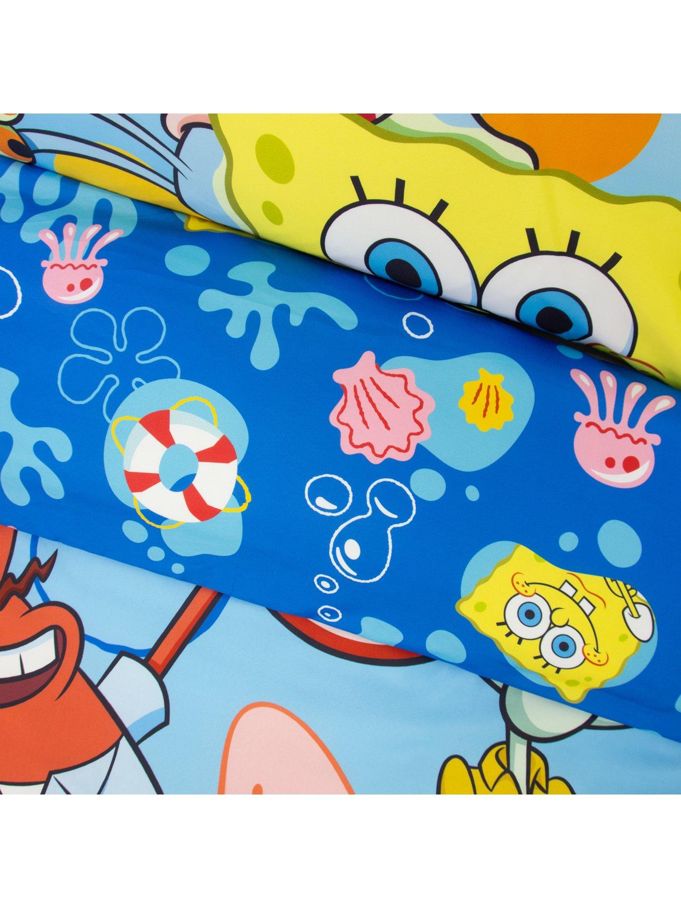  image of spongebob-squarepants-spongebob-square-pants-squared-panel-duvet--single