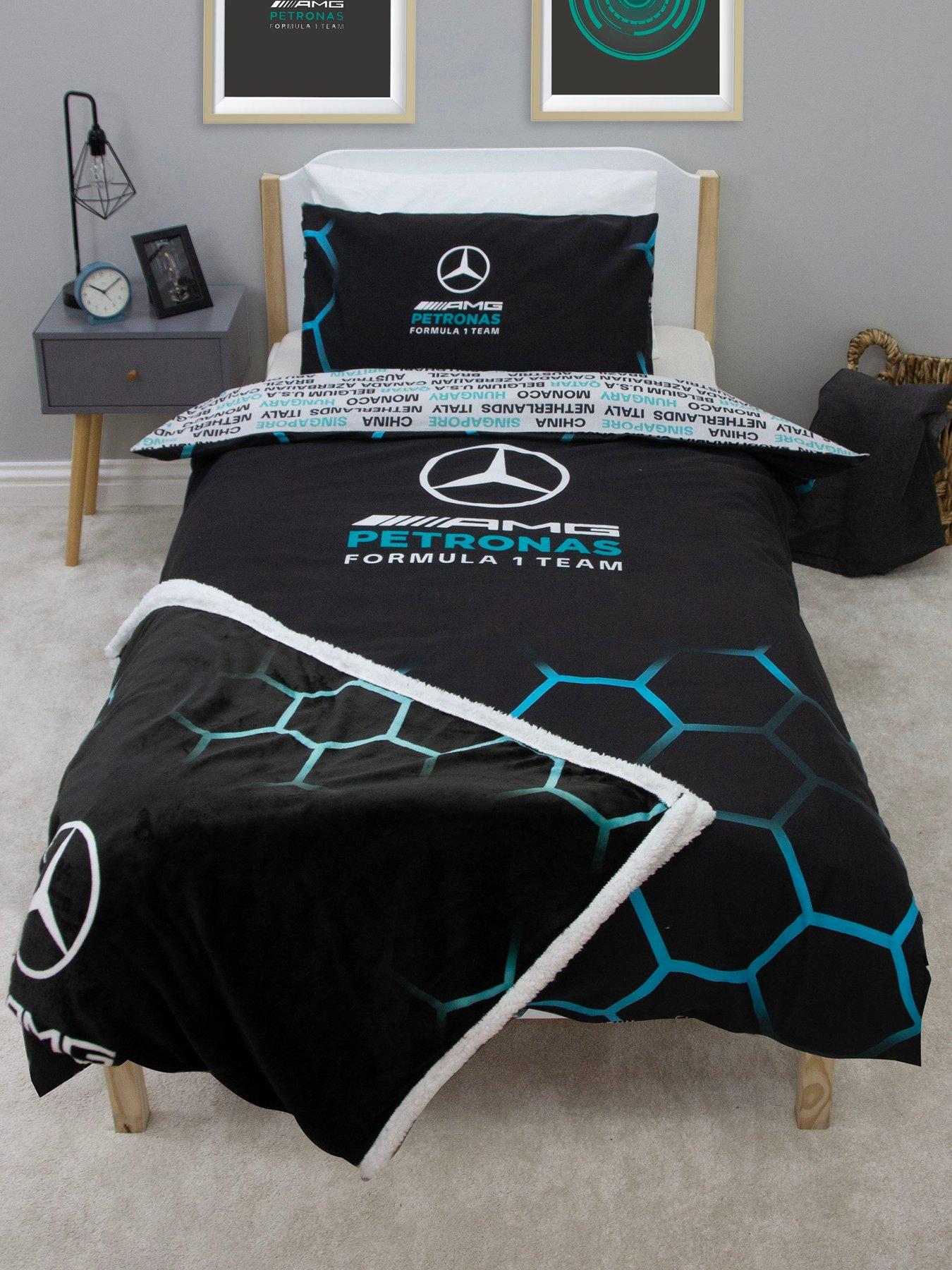 F1 Mercedes Mercedes Ridge Panel Duvet- Single