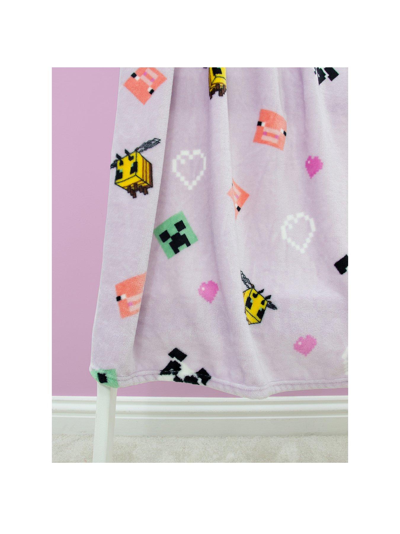 image of minecraft-closeup-rotary-fleece-blanket