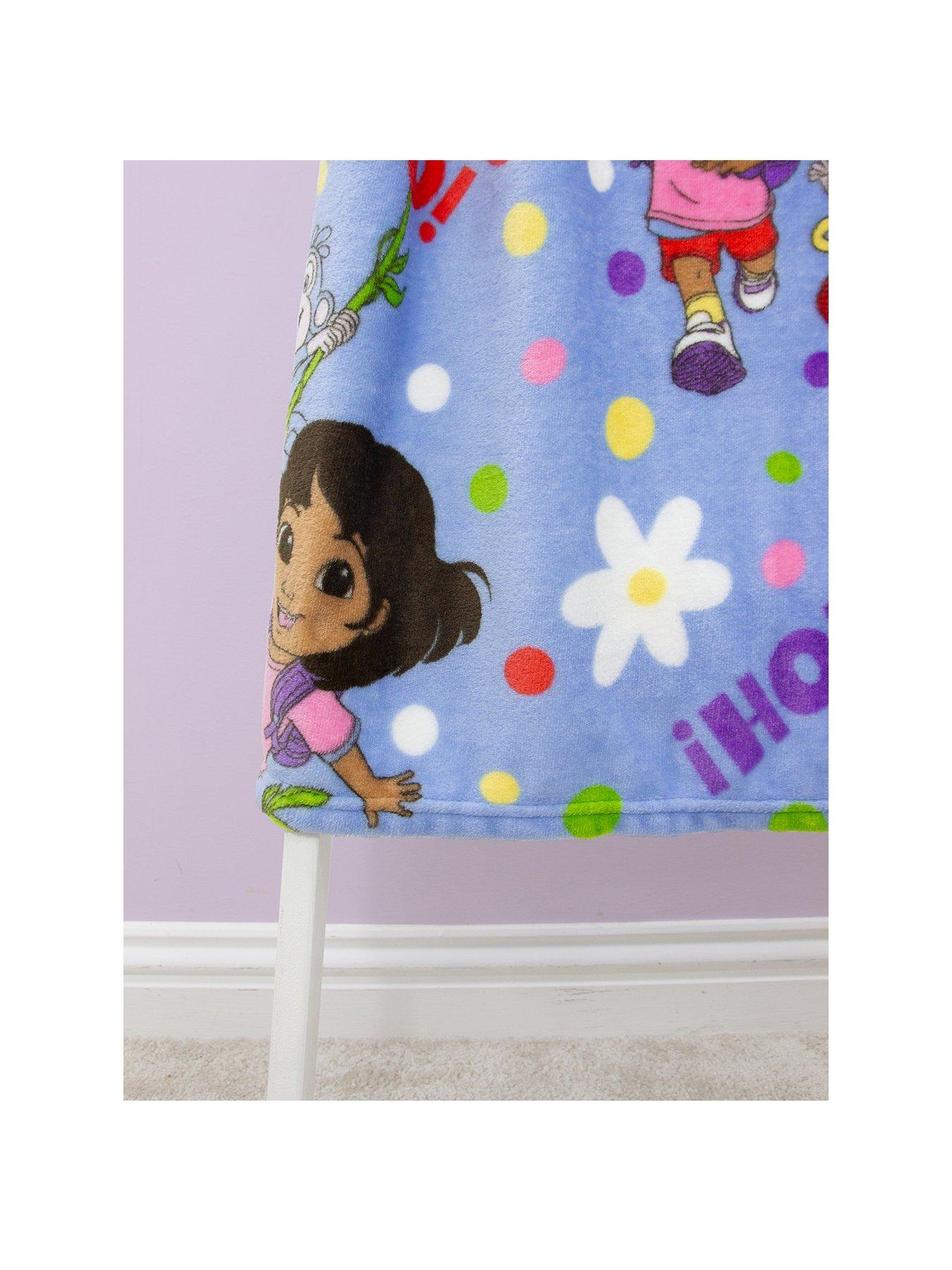  image of dora-the-explorer-hola-rotary-fleece-blanket