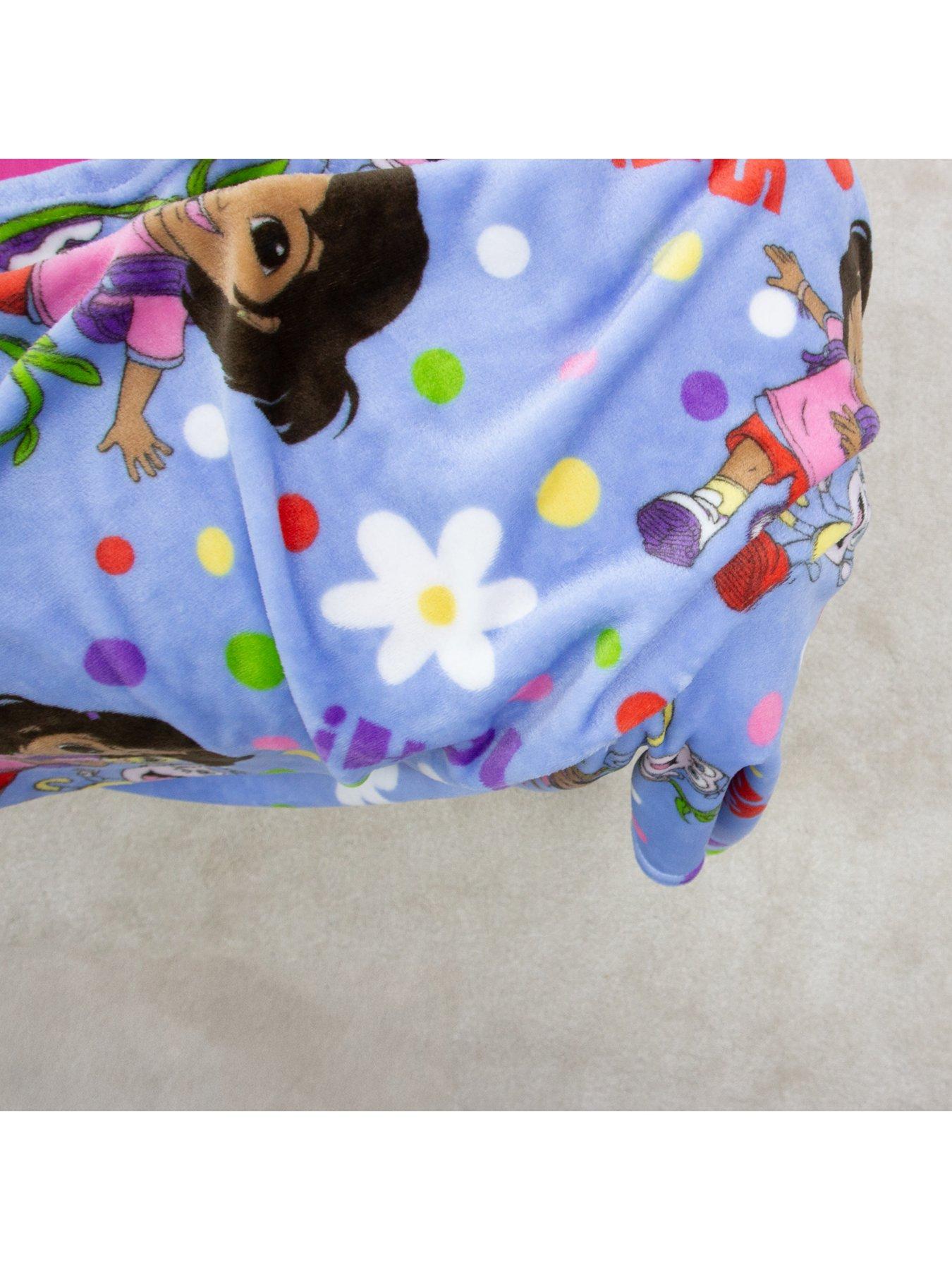  image of dora-the-explorer-hola-rotary-fleece-blanket