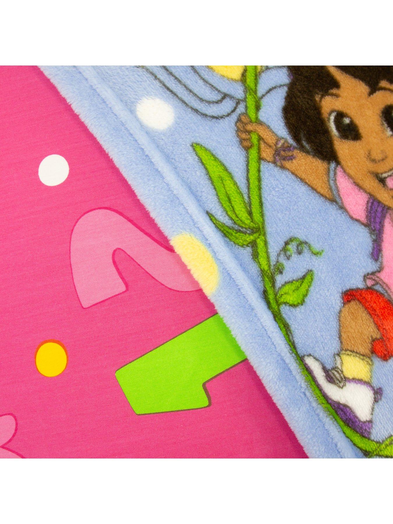 image of dora-the-explorer-hola-rotary-fleece-blanket