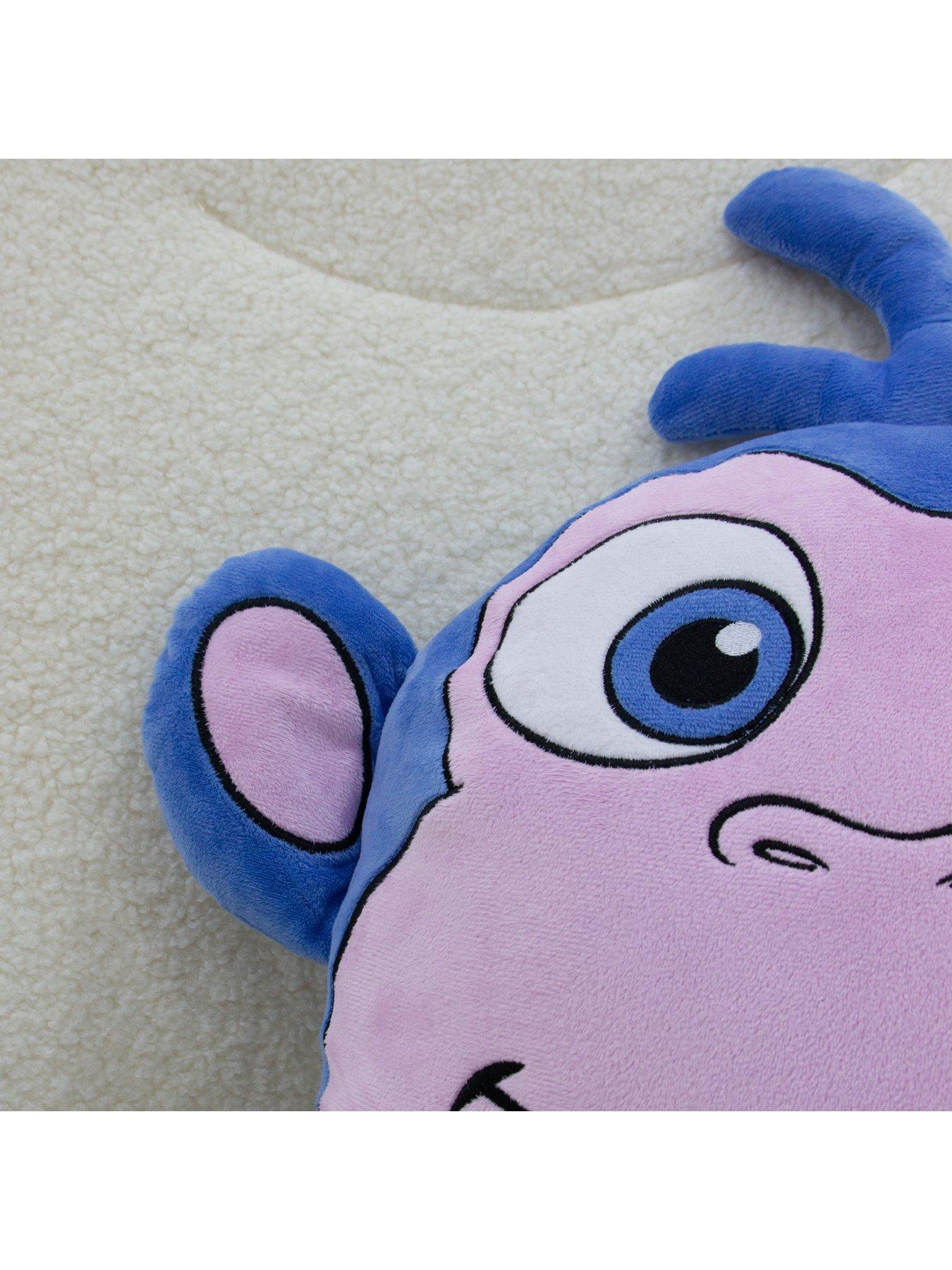  image of dora-the-explorer-dora-boots-shaped-cushion