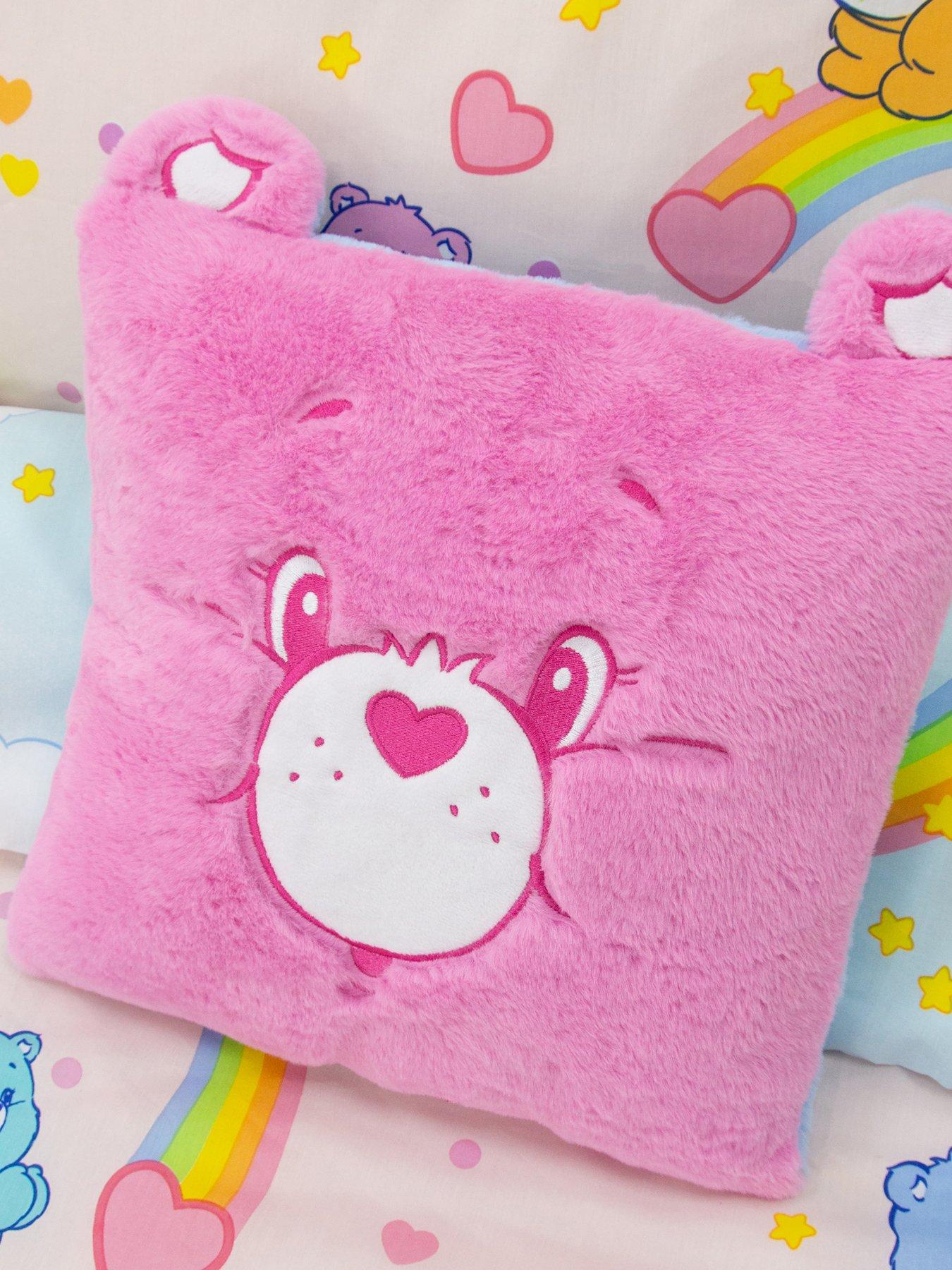 Care Bears Faces Square Cushion With Ears