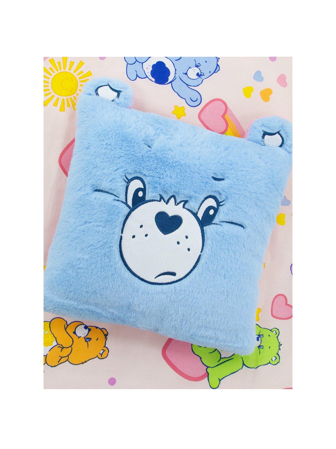 stillFront image of care-bears-faces-square-cushion-with-ears