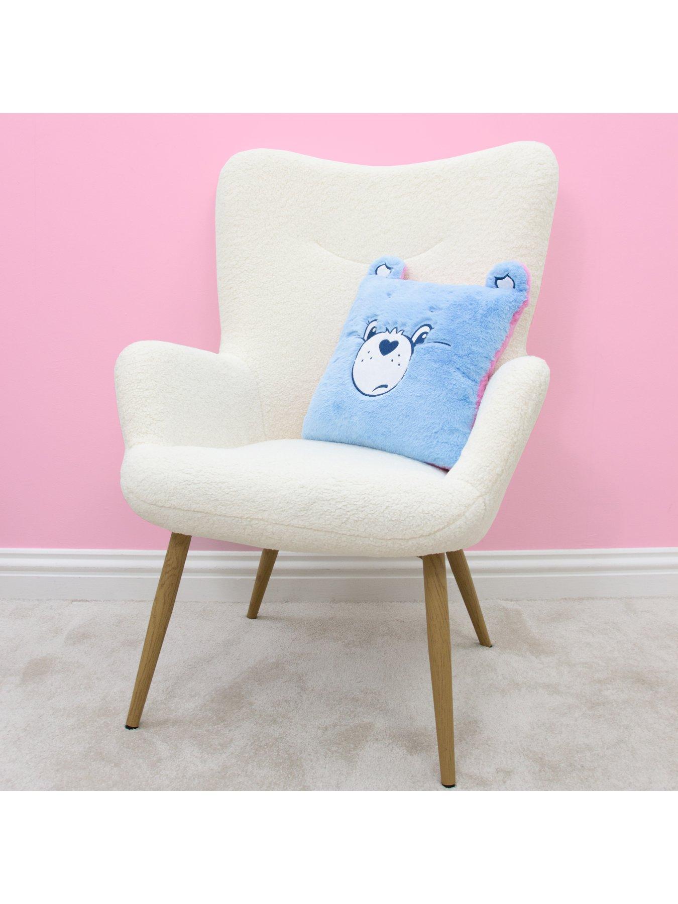 image of care-bears-faces-square-cushion-with-ears