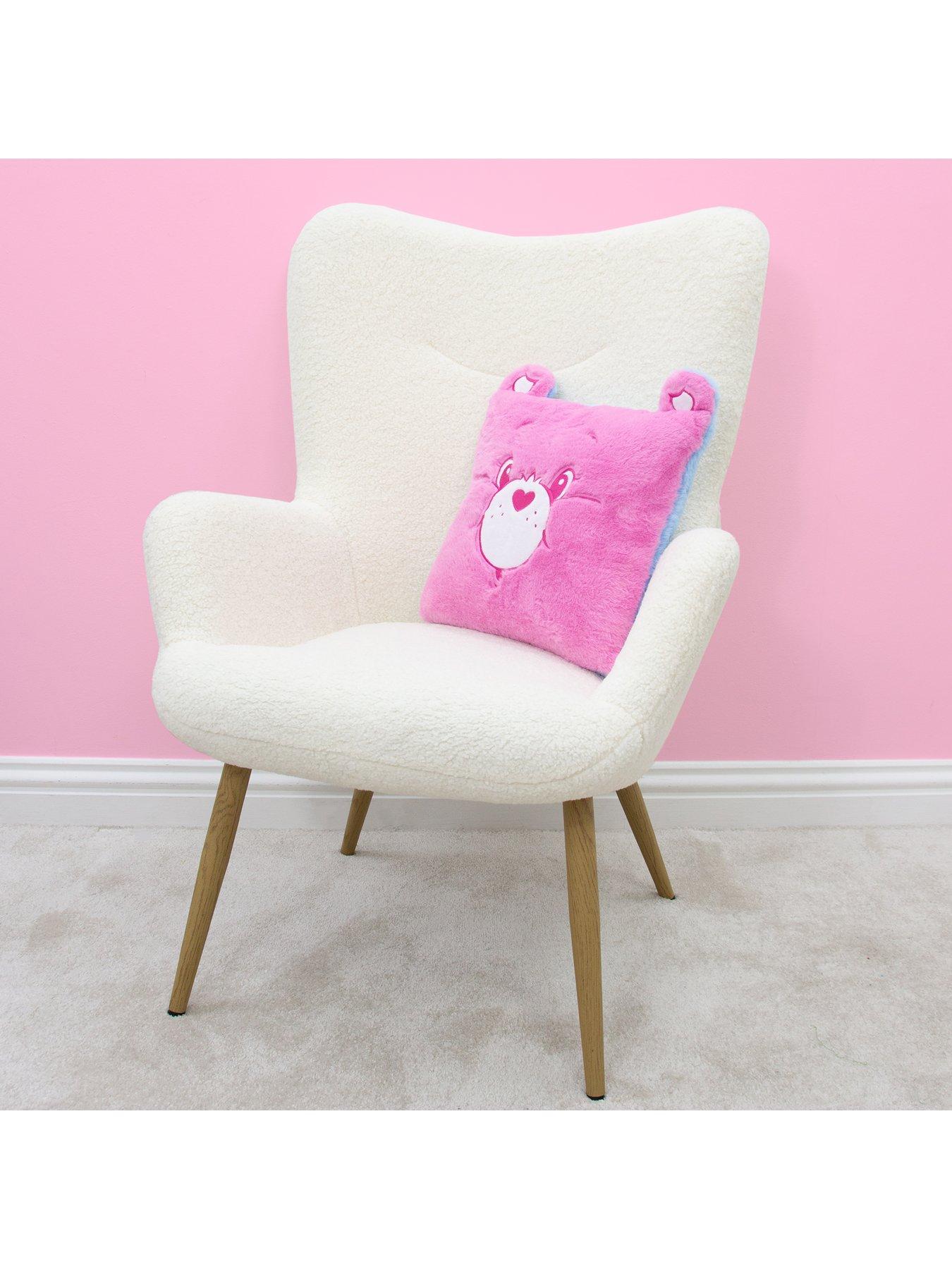  image of care-bears-faces-square-cushion-with-ears