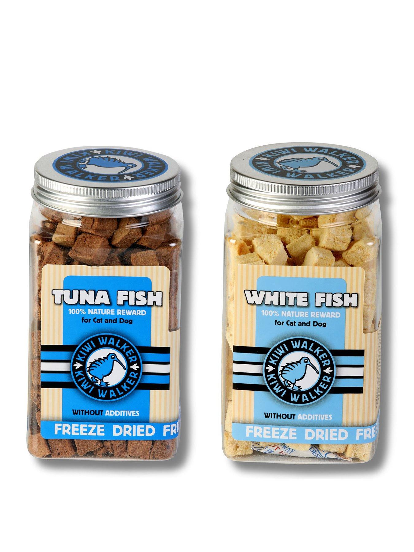 Kiwi Walker Freeze Dried Snack-Tuna Fish 105g  and White Fish 70g