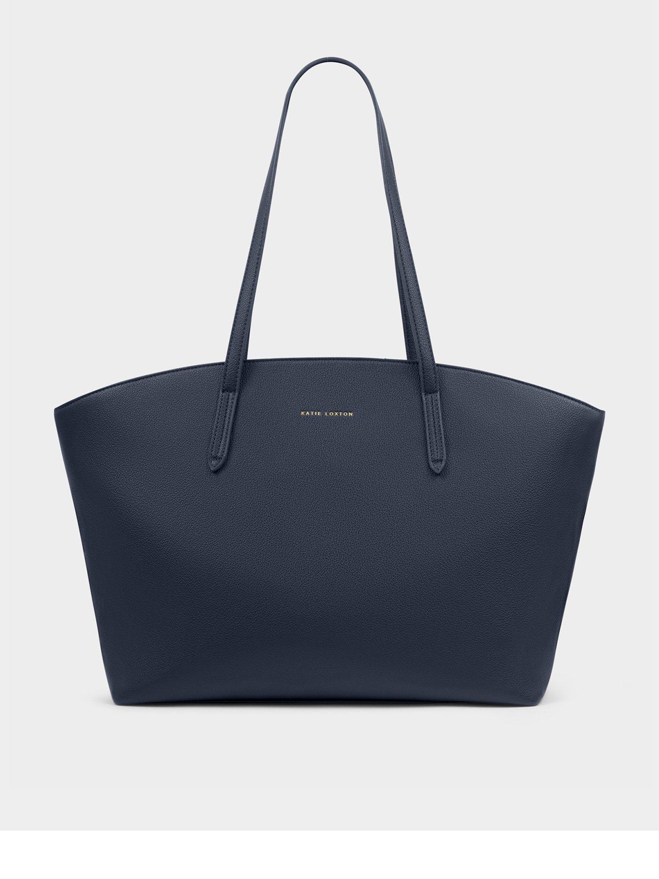 Image 2 of 6 of Katie Loxton Harlyn Work Tote Bag - Navy
