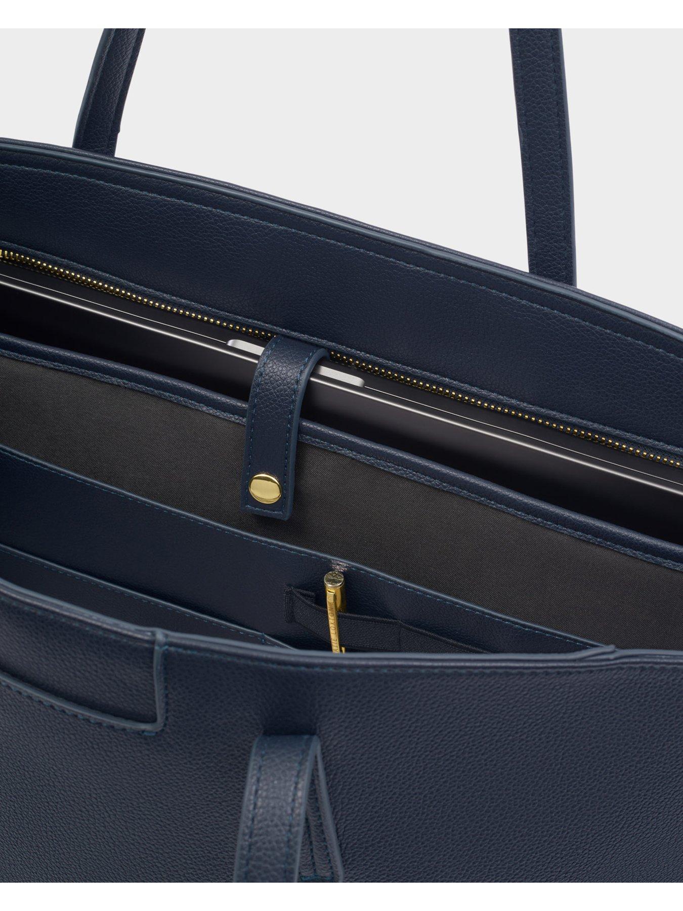 Image 3 of 6 of Katie Loxton Harlyn Work Tote Bag - Navy