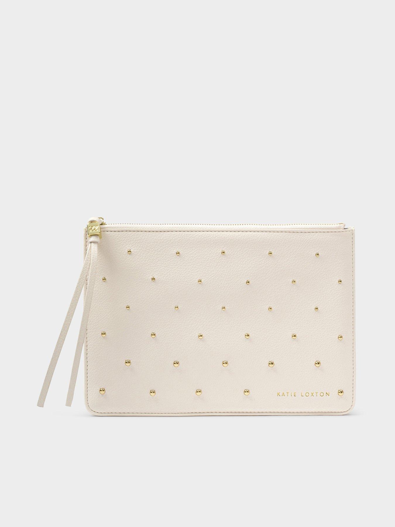  image of katie-loxton-tassel-charm-pouch-white