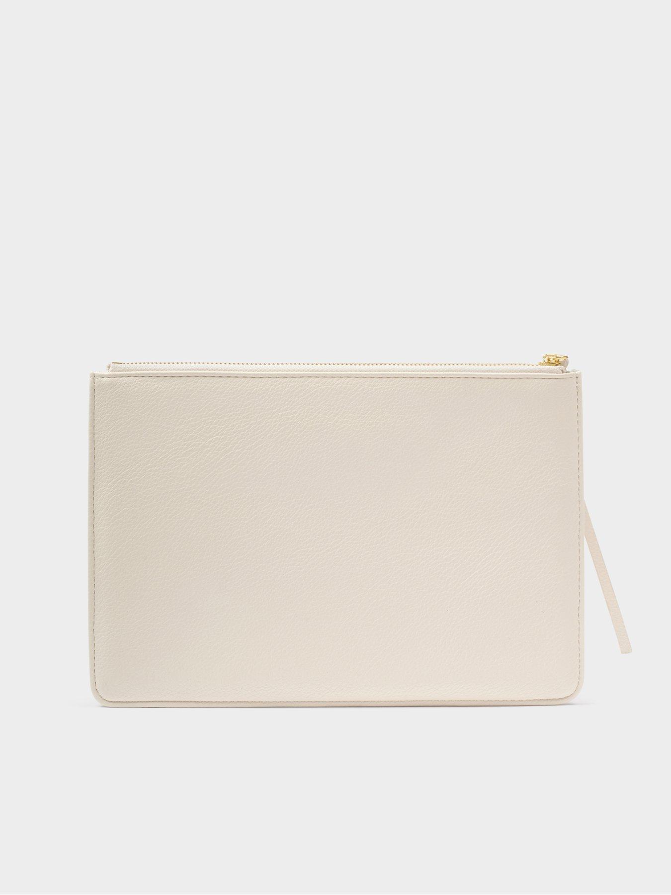  image of katie-loxton-tassel-charm-pouch-white
