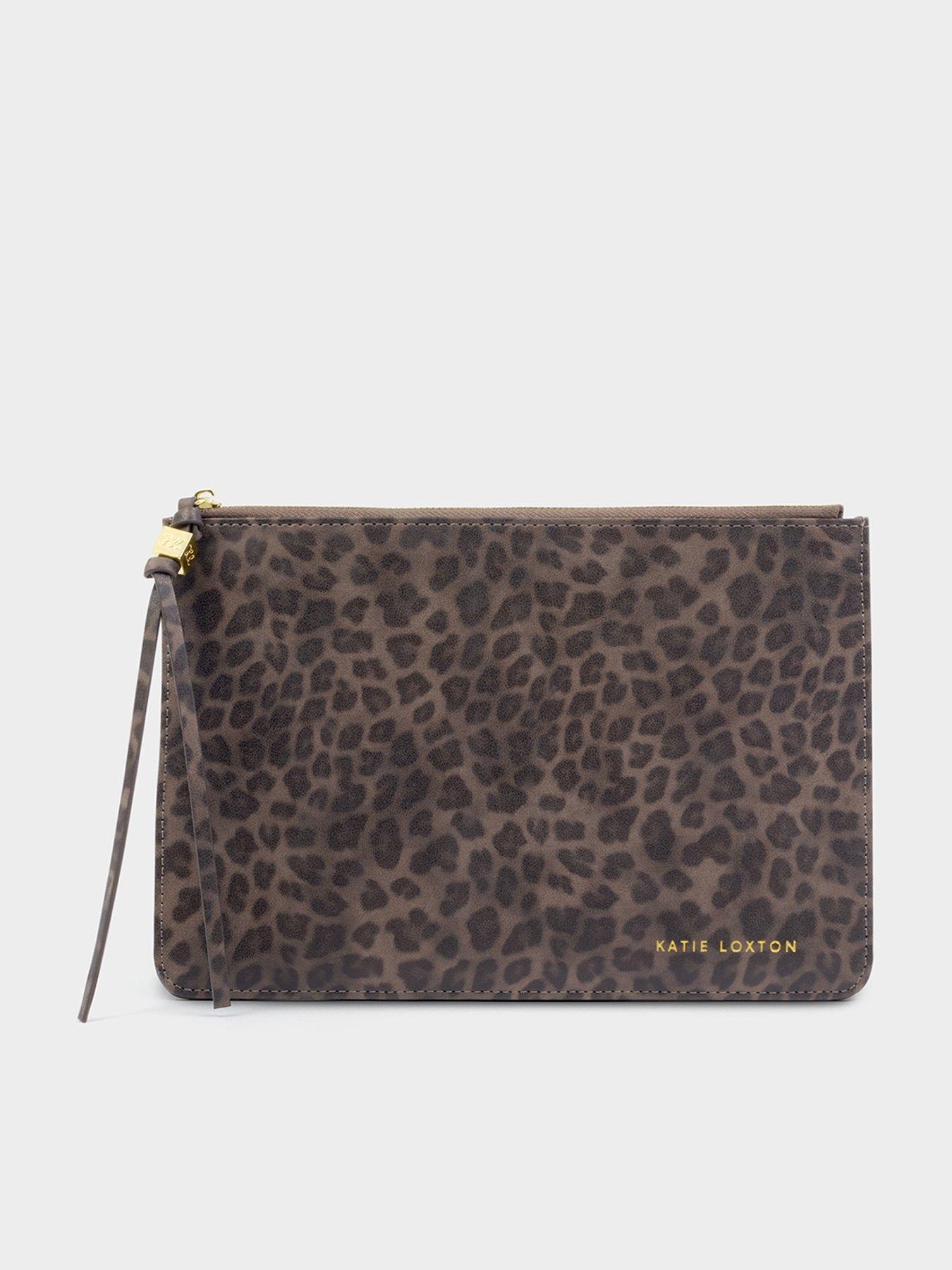 Image 2 of 6 of Katie Loxton Tassel Charm Pouch - Leopard Print