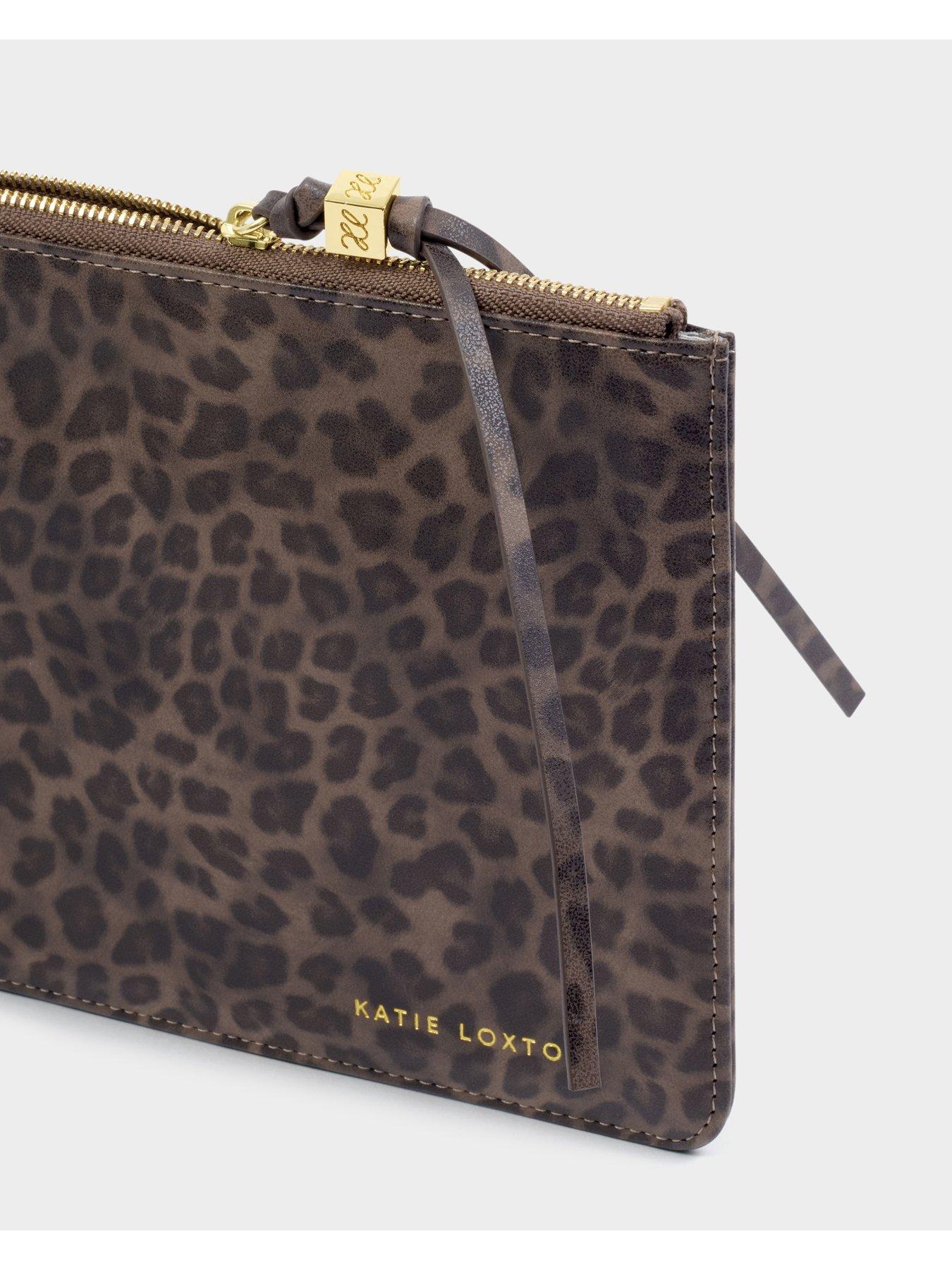 Image 5 of 6 of Katie Loxton Tassel Charm Pouch - Leopard Print