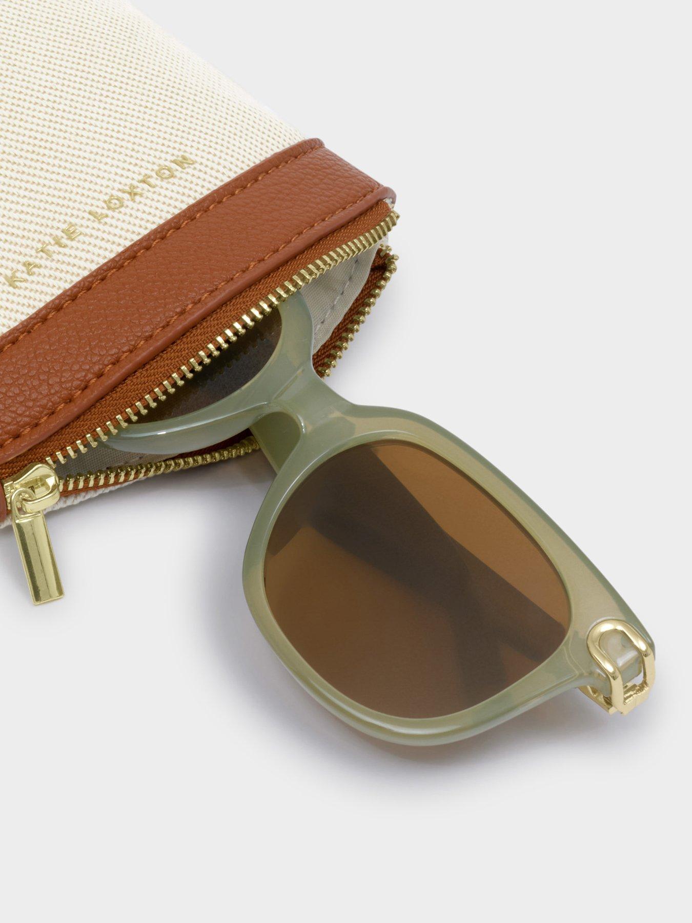  image of katie-loxton-duo-sunglasses-casenbspcanvas-cognacnbsp20cm-x-112cm