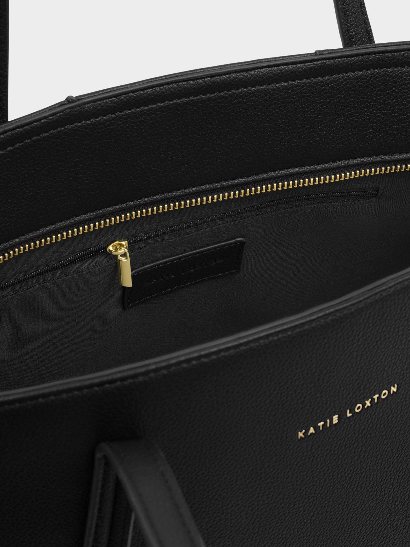 Image 3 of 6 of Katie Loxton Harlyn Work Tote Bag - Black