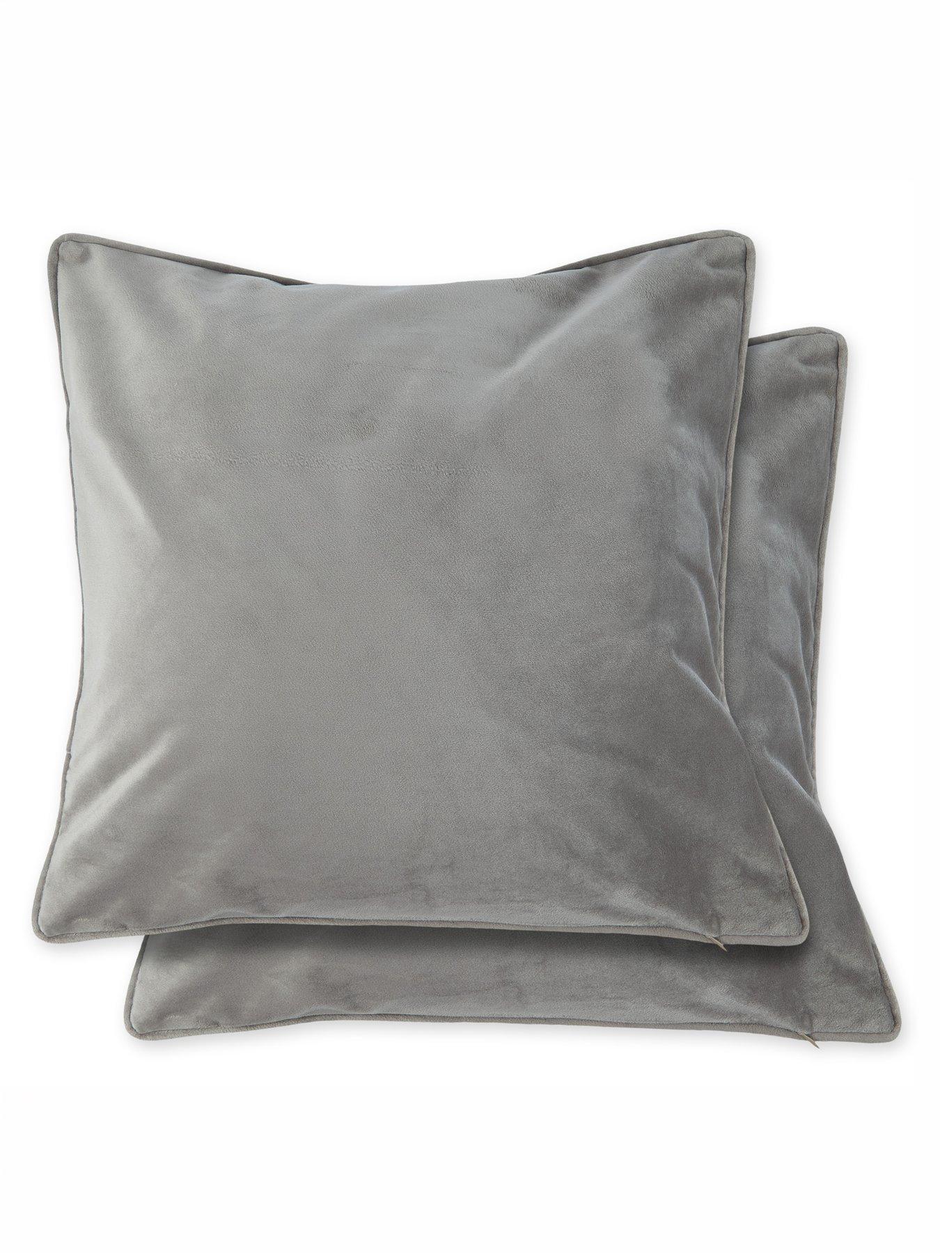 The Very Collection Dusk Velvet Filled Cushion Pair
