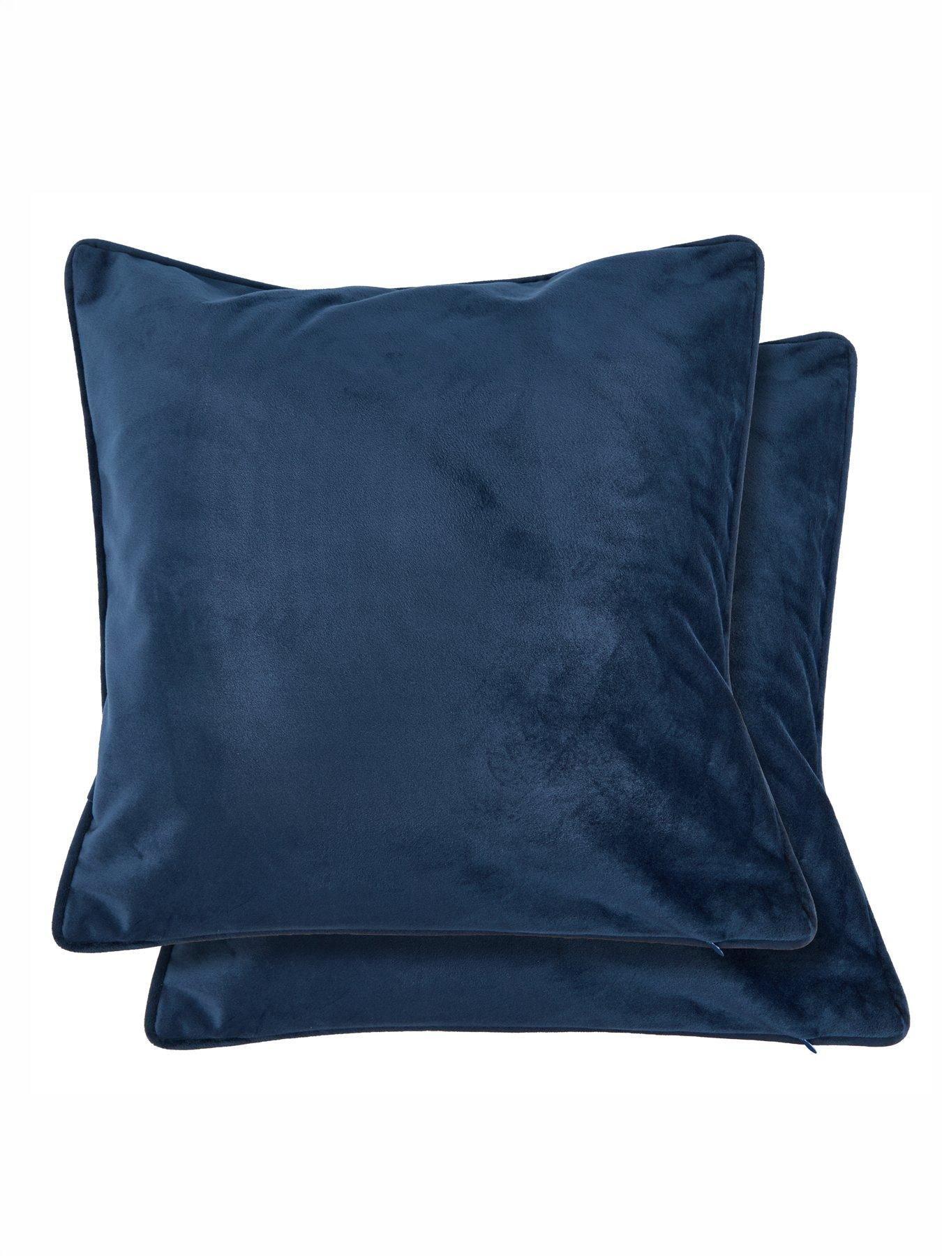 The Very Collection Dusk Velvet Filled Cushion Pair