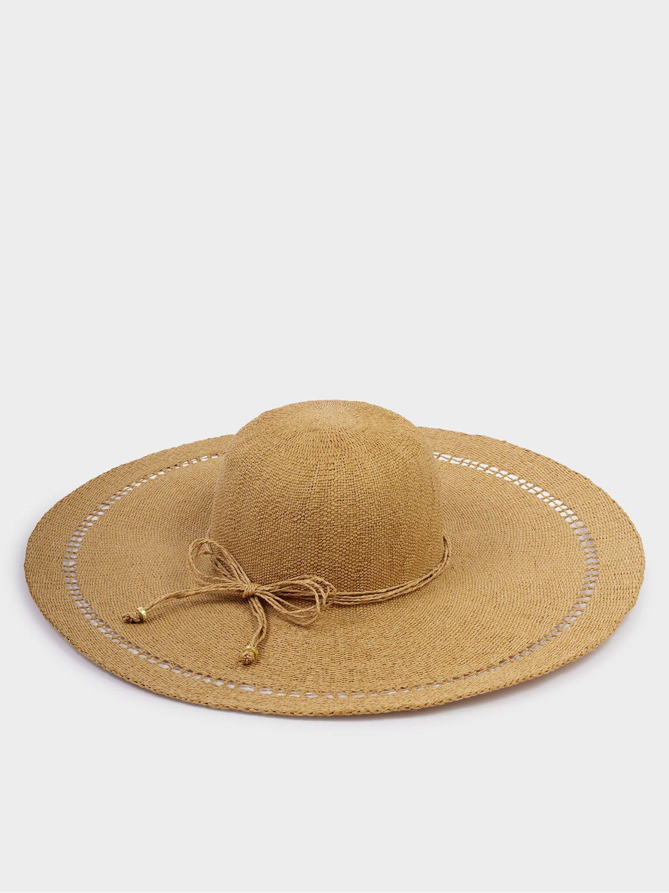 Image 5 of 6 of Katie Loxton Wide Brim Floppy Hat - Natural