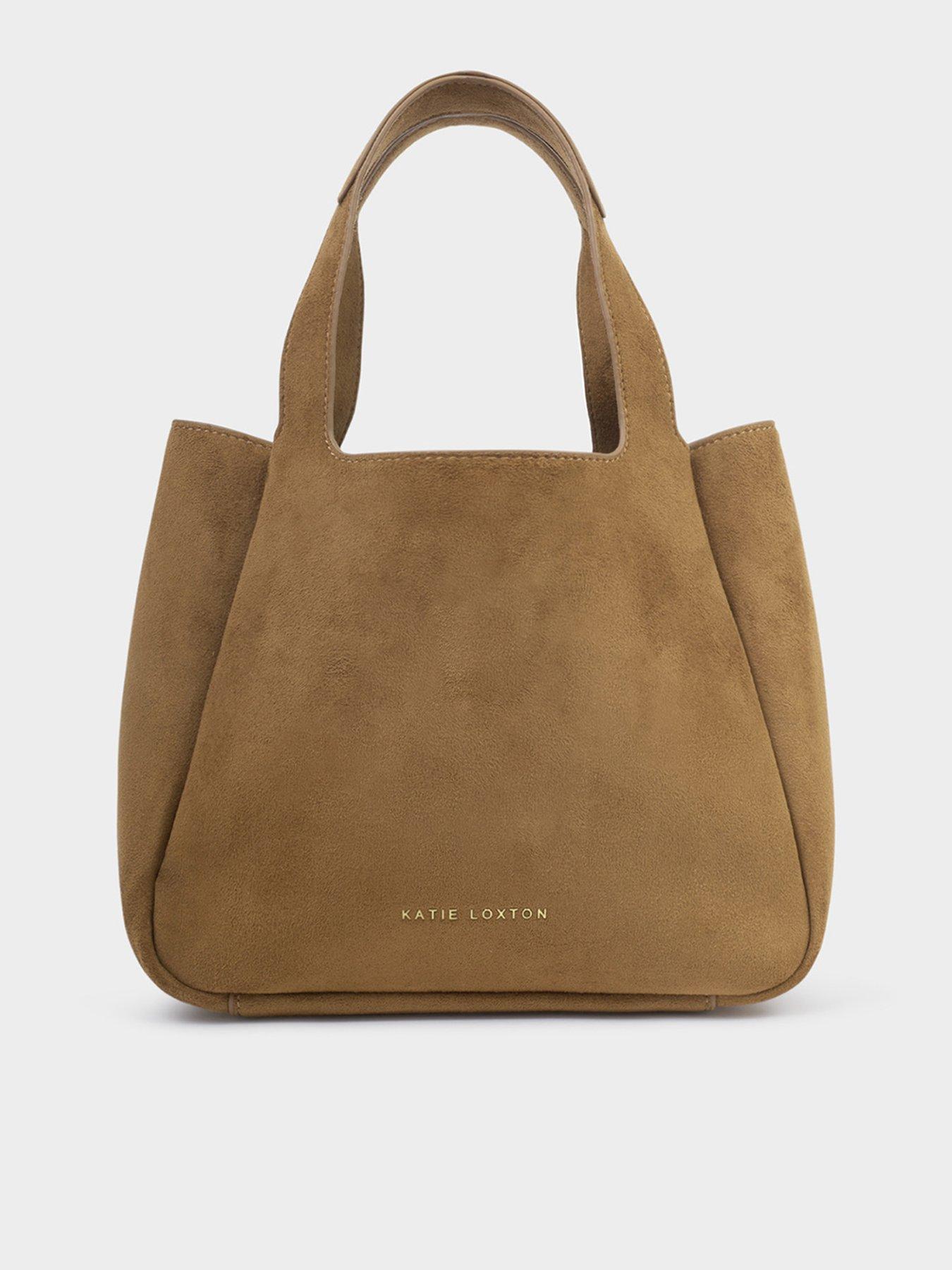  image of katie-loxton-raya-top-handle-bag-caramel