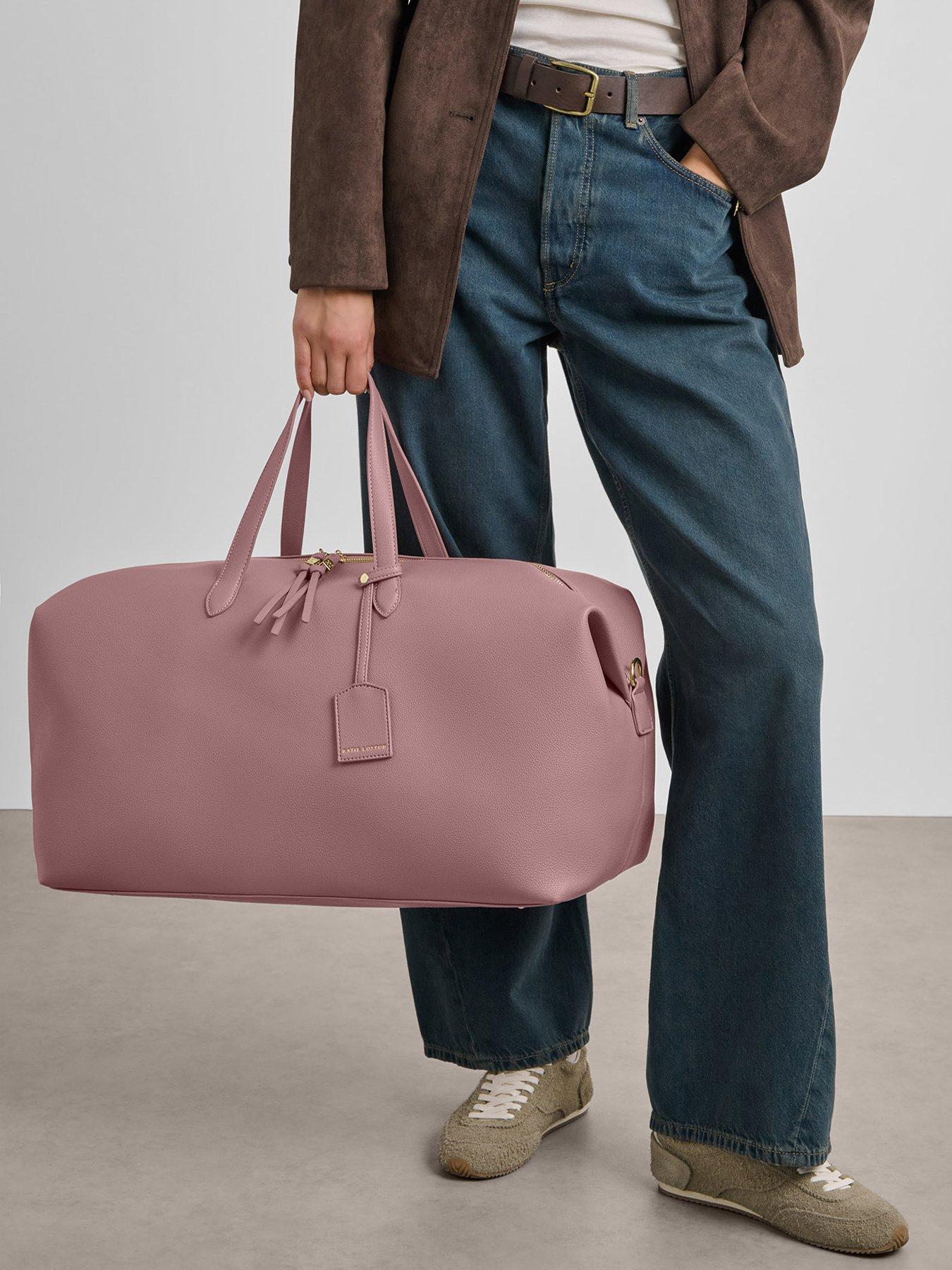  image of katie-loxton-soho-weekend-bag-deep-rose
