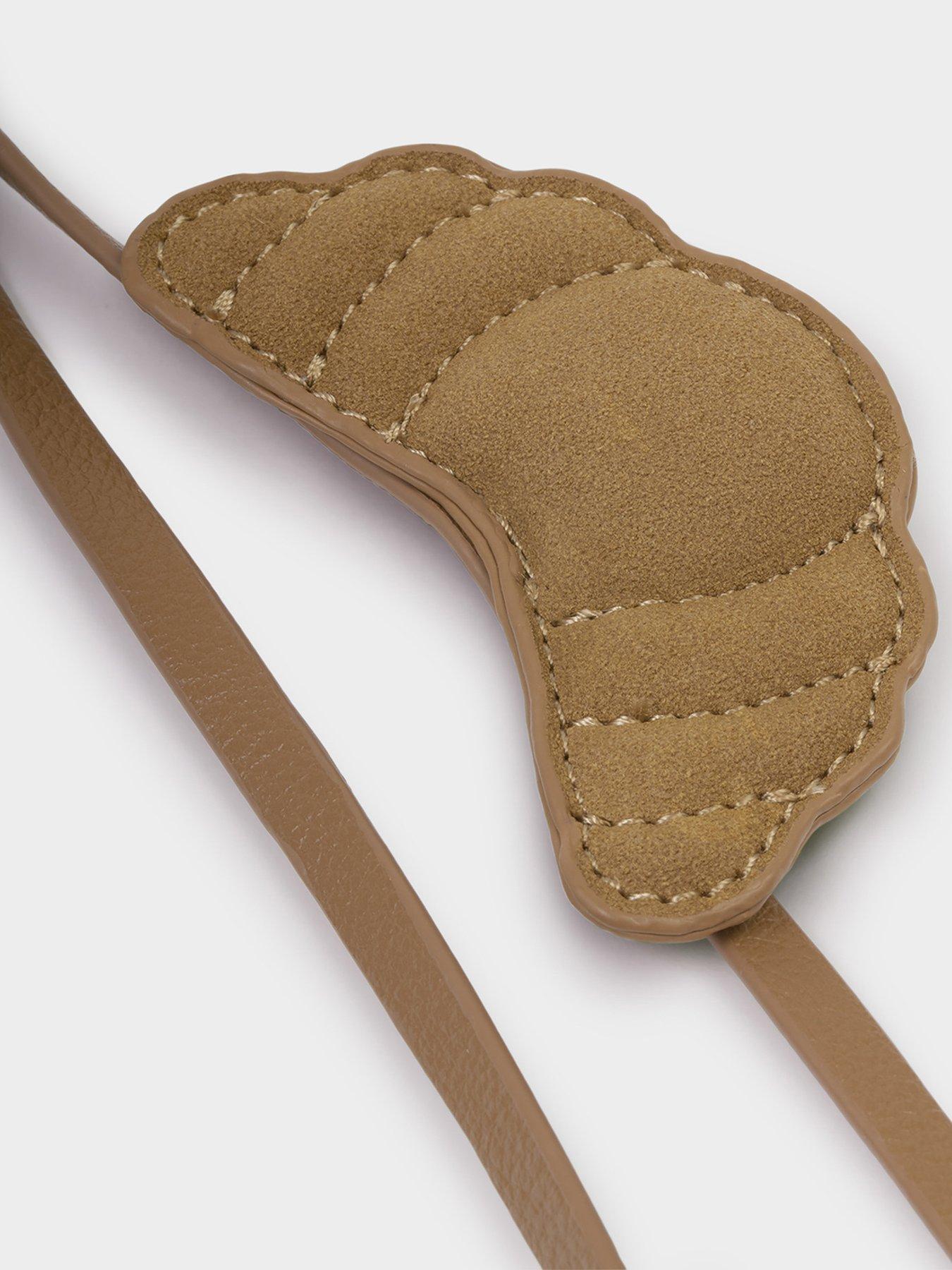 Image 3 of 5 of Katie Loxton Croissant Bag Charm - Brown