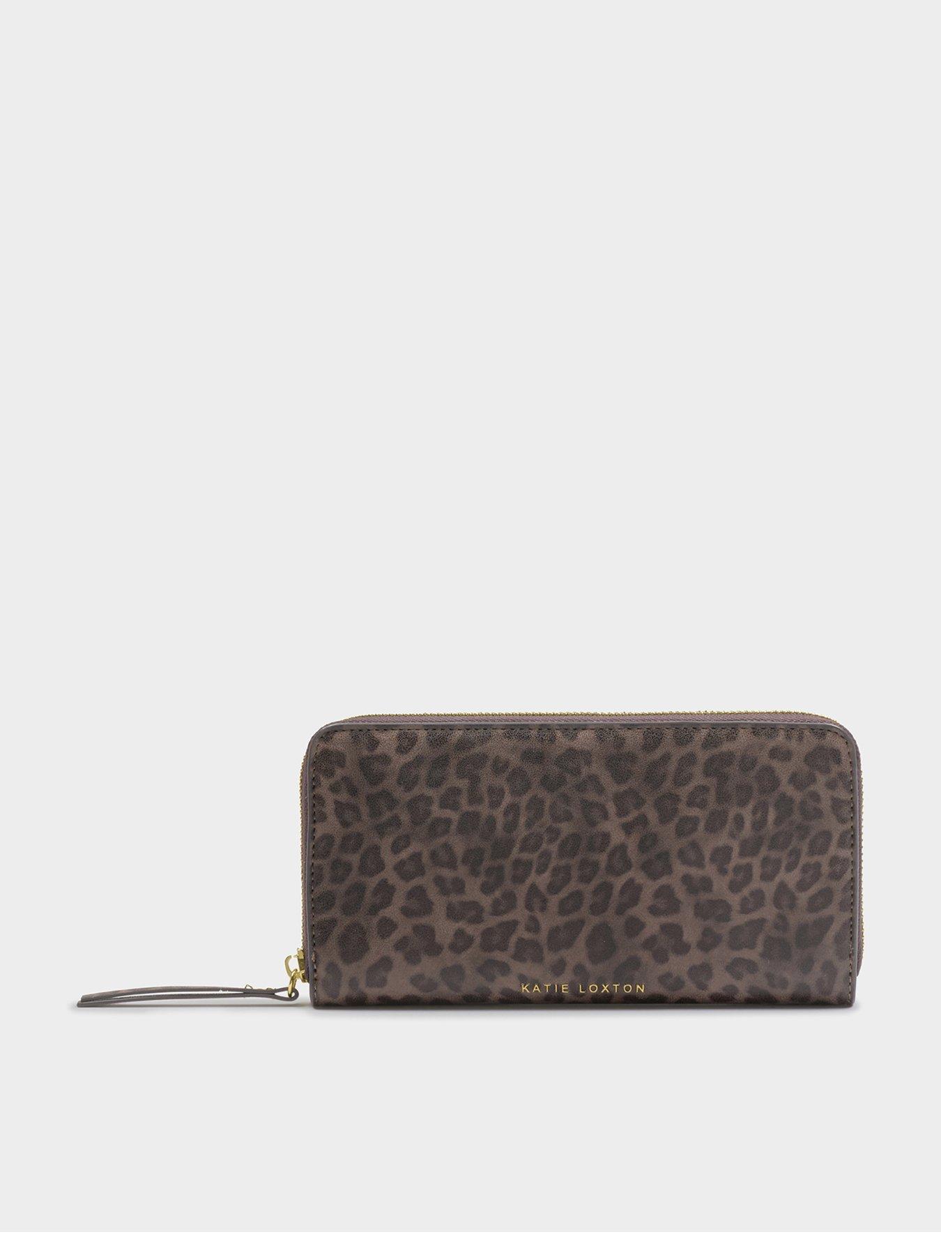 Image 1 of 5 of Katie Loxton Large Purse - Leopard Print