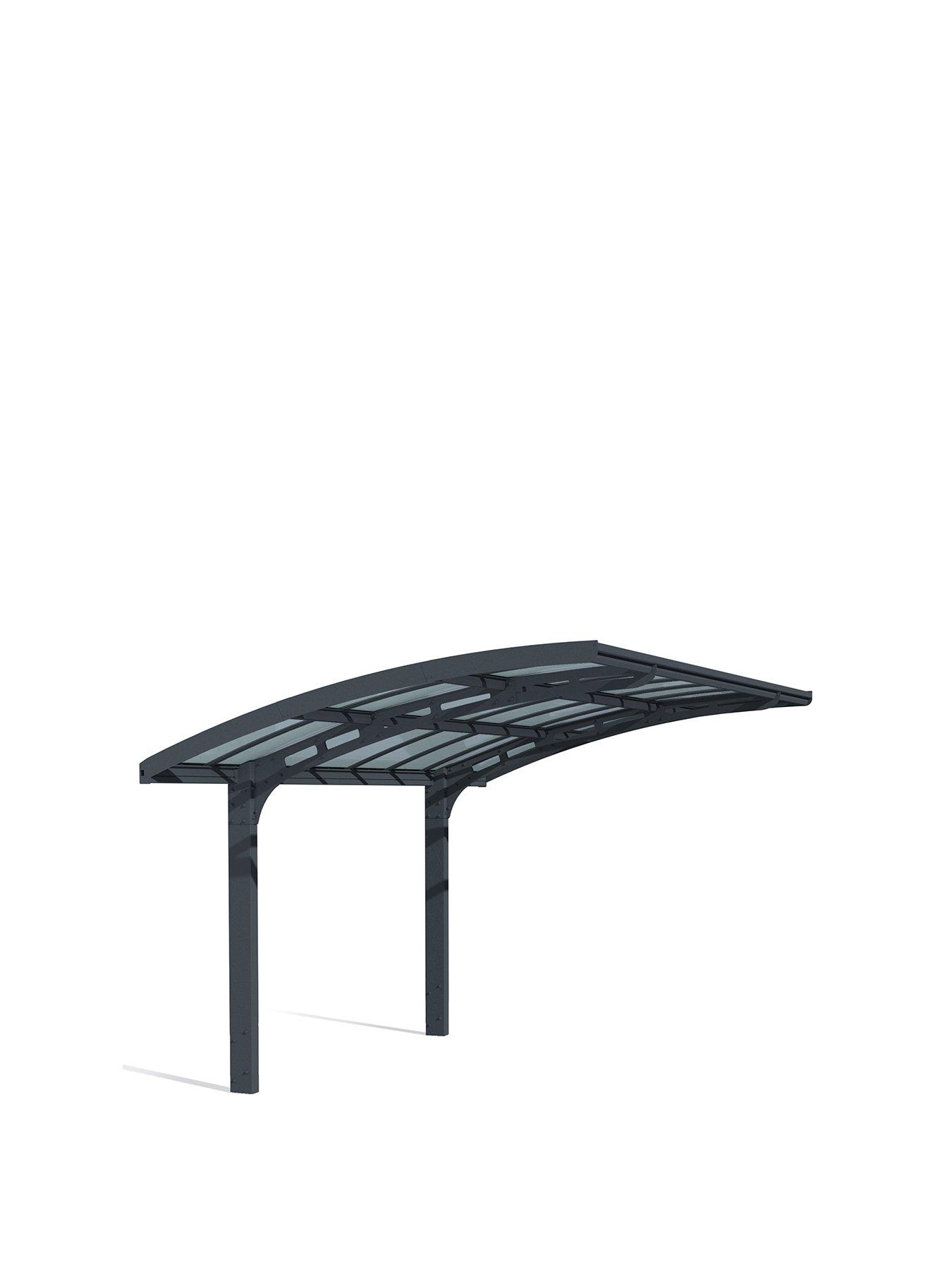 Image 2 of 5 of Palram Carport Arizona Breeze 5000 Grey